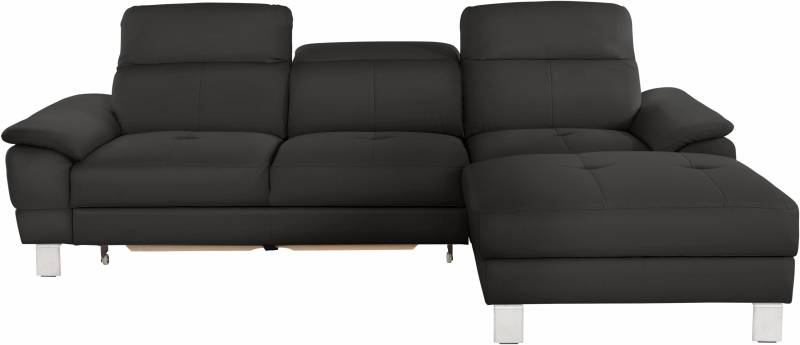 exxpo - sofa fashion Ecksofa »Mantua 2, inkl. Kopf- bzw. Rückenverstellung, bequem, L-Form«, wahlweise mit Bettfunktion und Bettkasten, tolle Verarbeitungsdetails von exxpo - sofa fashion