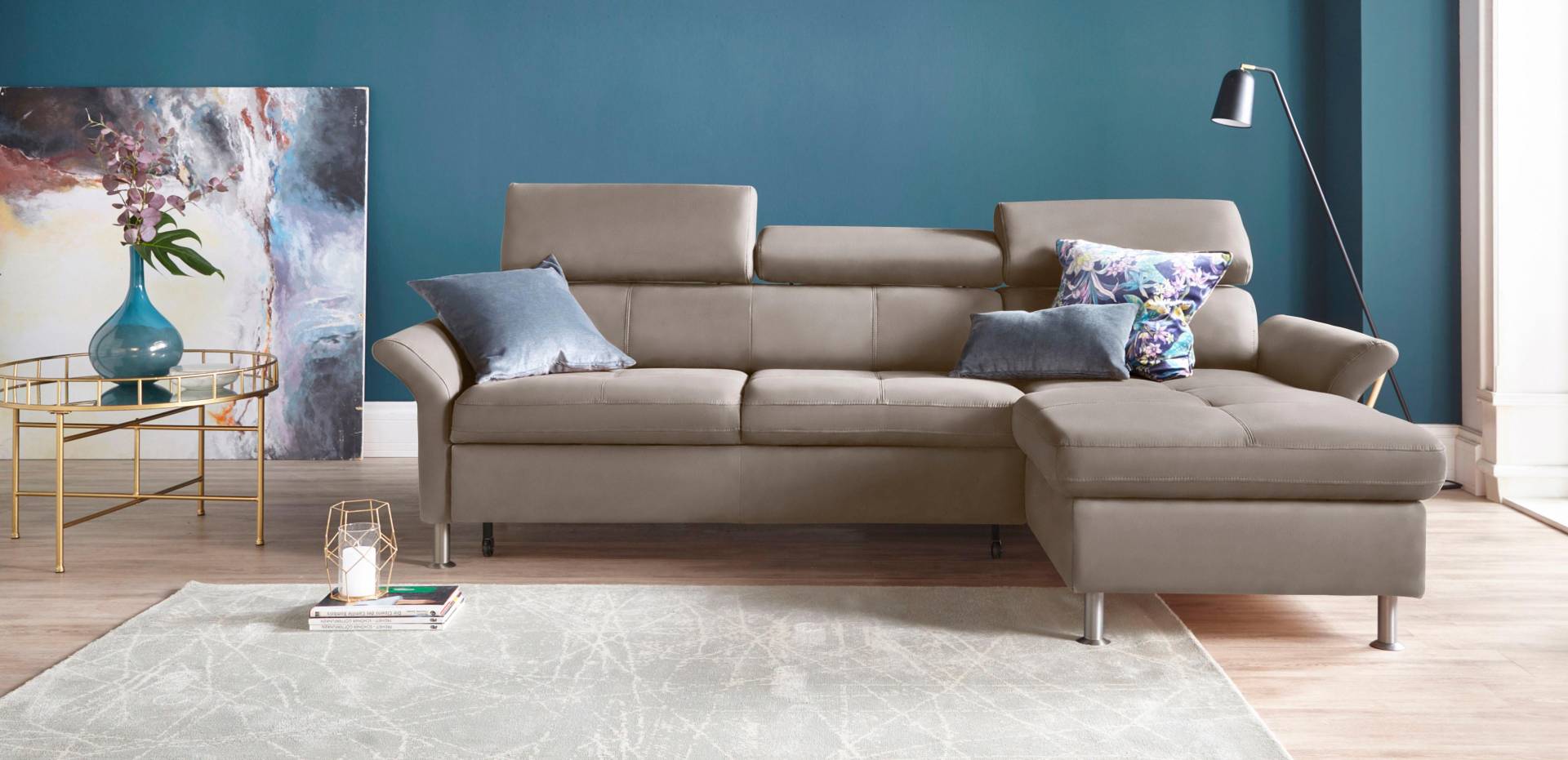 exxpo - sofa fashion Ecksofa »Maretto, bequem und komfortabel, L-Form«, inkl. Kopf- bzw. Rückenverstellung, wahlweise mit Bettfunktion exxpo - sofa fashion Ecksofa »Maretto, bequem und komfortabel, L-Form«, inkl. Kopf- bzw. Rückenverstellung, wahlweise mit Bettfunktion von exxpo - sofa fashion