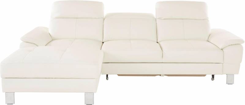 exxpo - sofa fashion Ecksofa »Mantua 2, inkl. Kopf- bzw. Rückenverstellung, bequem, L-Form«, wahlweise mit Bettfunktion und Bettkasten, tolle Verarbeitungsdetails von exxpo - sofa fashion