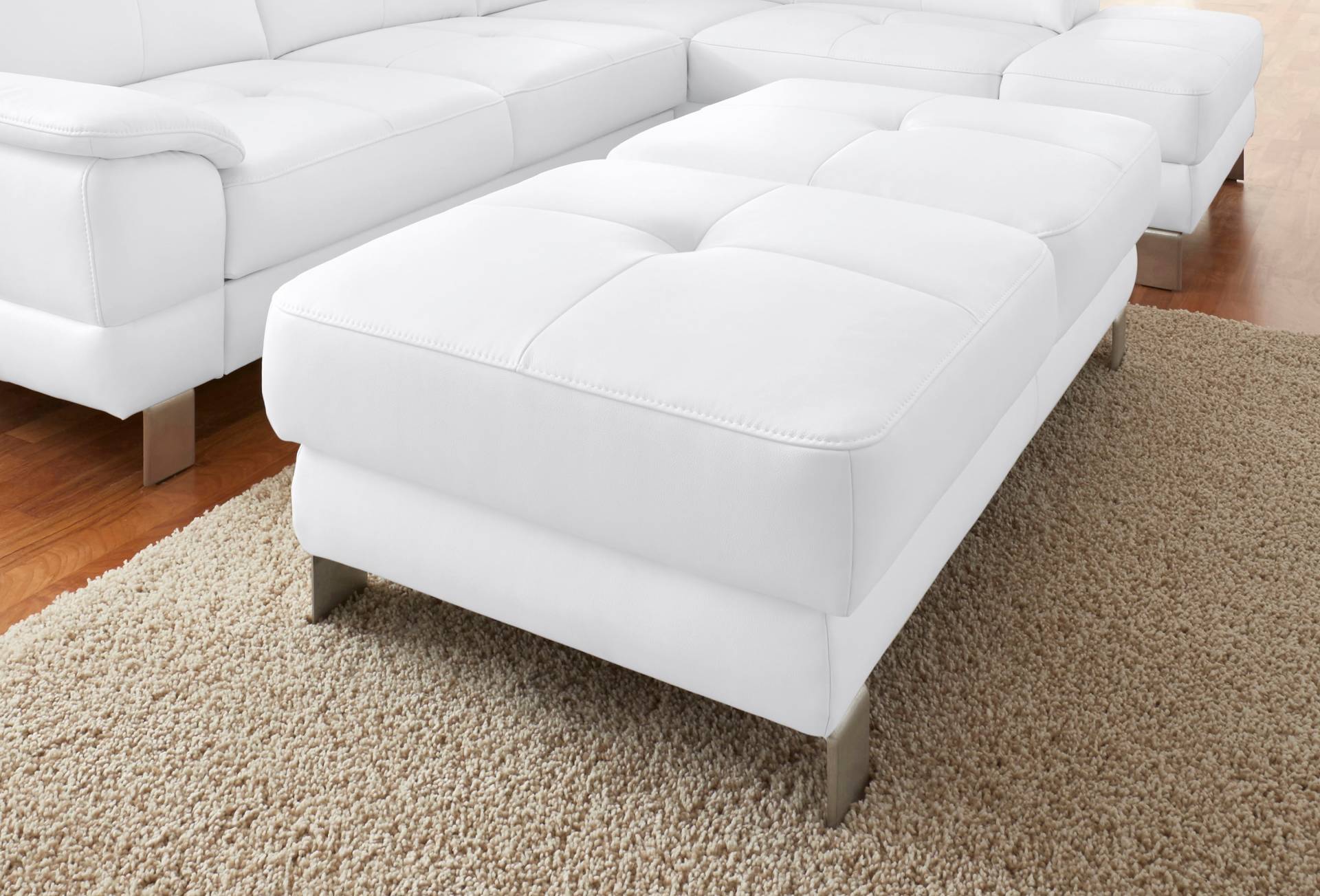 exxpo - sofa fashion Hocker »Mantua, Bankhocker mit tollen Verarbeitungsdetails, bequem«, zeitlos und elegant von exxpo - sofa fashion