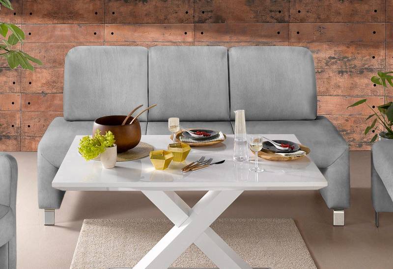 exxpo - sofa fashion Polsterbank »Intenso, Sitzbank, Breite 162 cm, wahlweise in Leder oder Textil«, hohe Bodenfreiheit, frei im Raum stellbar, hoher Sitzkomfort von exxpo - sofa fashion