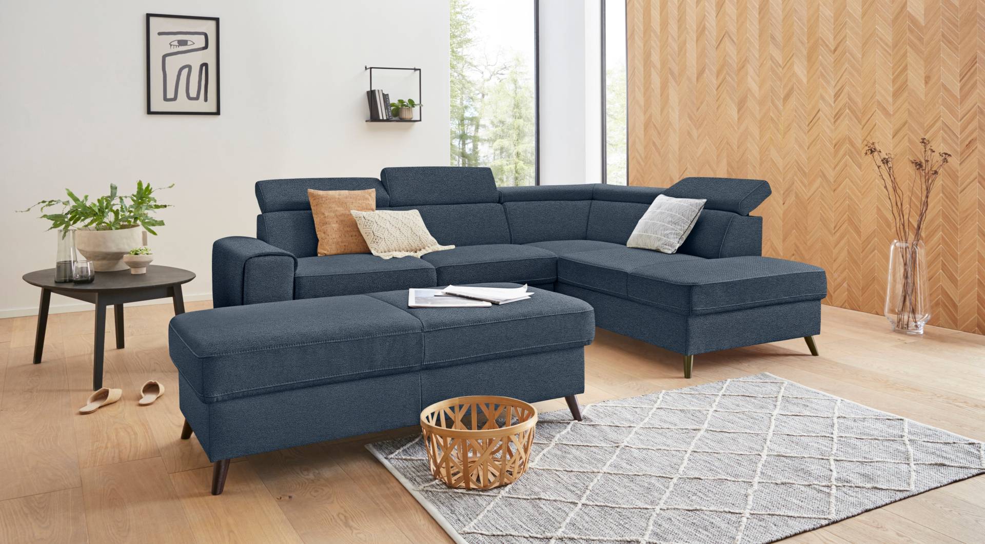 exxpo - sofa fashion Ecksofa »Forza, L-Form«, inklusive Kopf- bzw. Rückenverstellung, wahlweise mit Bettfunktion von exxpo - sofa fashion