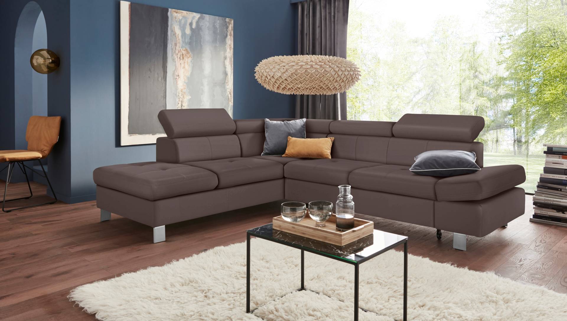 exxpo - sofa fashion Ecksofa »Fiji, L-Form«, mit Kopf- bzw. Rückenverstellung, wahlweise mit Bettfunktion exxpo - sofa fashion Ecksofa »Fiji, L-Form«, mit Kopf- bzw. Rückenverstellung, wahlweise mit Bettfunktion von exxpo - sofa fashion