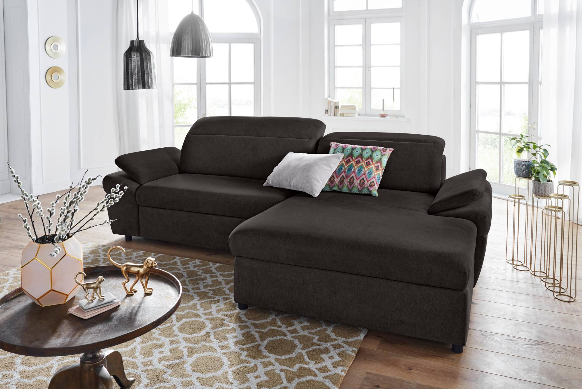 exxpo - sofa fashion Ecksofa »Kyoto, inkl. Kopfteil- und Armteilverstellung, hoher Sitzkomfort«, wahlweise mit Bettfunktion und Bettkasten, hochwertige Bezüge, L-Form exxpo - sofa fashion Ecksofa »Kyoto, inkl. Kopfteil- und Armteilverstellung, hoher Sitzkomfort«, wahlweise mit Bettfunktion und Bettkasten, hochwertige Bezüge, L-Form von exxpo - sofa fashion
