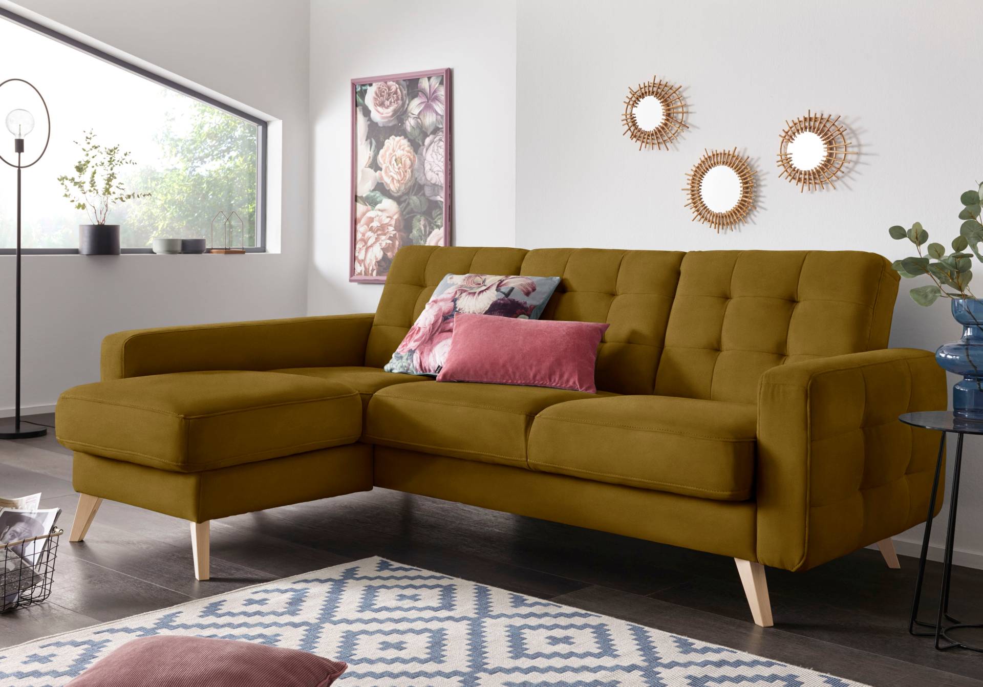 exxpo - sofa fashion Ecksofa »Nappa, kompakt und komfortabel, bequem, zeitloses Design, L-Form«, tolle Detailverarbeitung, inkl. Bettfunktion und Bettkasten exxpo - sofa fashion Ecksofa »Nappa, kompakt und komfortabel, bequem, zeitloses Design, L-Form«, tolle Detailverarbeitung, inkl. Bettfunktion und Bettkasten von exxpo - sofa fashion