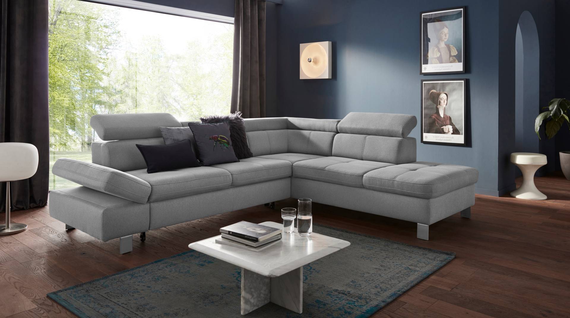 exxpo - sofa fashion Ecksofa »Fiji, L-Form«, mit Kopf- bzw. Rückenverstellung, wahlweise mit Bettfunktion exxpo - sofa fashion Ecksofa »Fiji, L-Form«, mit Kopf- bzw. Rückenverstellung, wahlweise mit Bettfunktion von exxpo - sofa fashion
