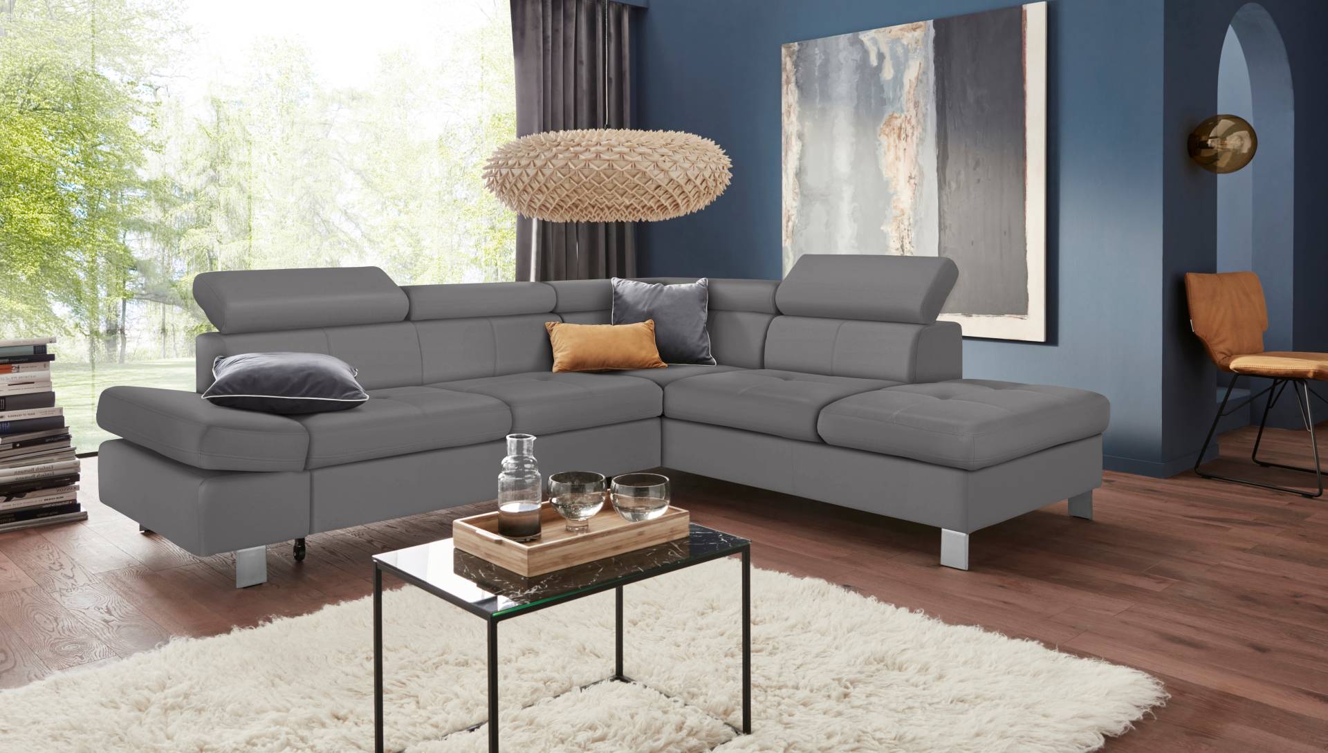 exxpo - sofa fashion Ecksofa »Fiji, L-Form«, mit Kopf- bzw. Rückenverstellung, wahlweise mit Bettfunktion exxpo - sofa fashion Ecksofa »Fiji, L-Form«, mit Kopf- bzw. Rückenverstellung, wahlweise mit Bettfunktion von exxpo - sofa fashion