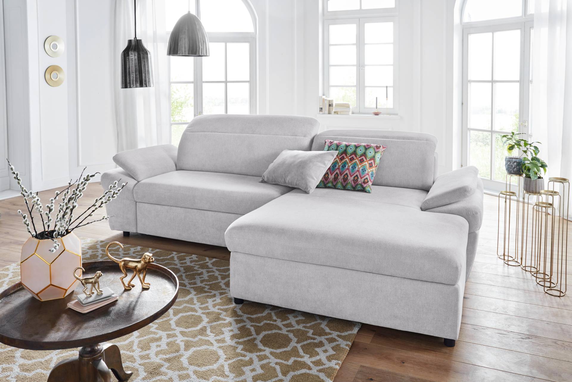 exxpo - sofa fashion Ecksofa »Kyoto, inkl. Kopfteil- und Armteilverstellung, hoher Sitzkomfort«, wahlweise mit Bettfunktion und Bettkasten, hochwertige Bezüge, L-Form exxpo - sofa fashion Ecksofa »Kyoto, inkl. Kopfteil- und Armteilverstellung, hoher Sitzkomfort«, wahlweise mit Bettfunktion und Bettkasten, hochwertige Bezüge, L-Form von exxpo - sofa fashion