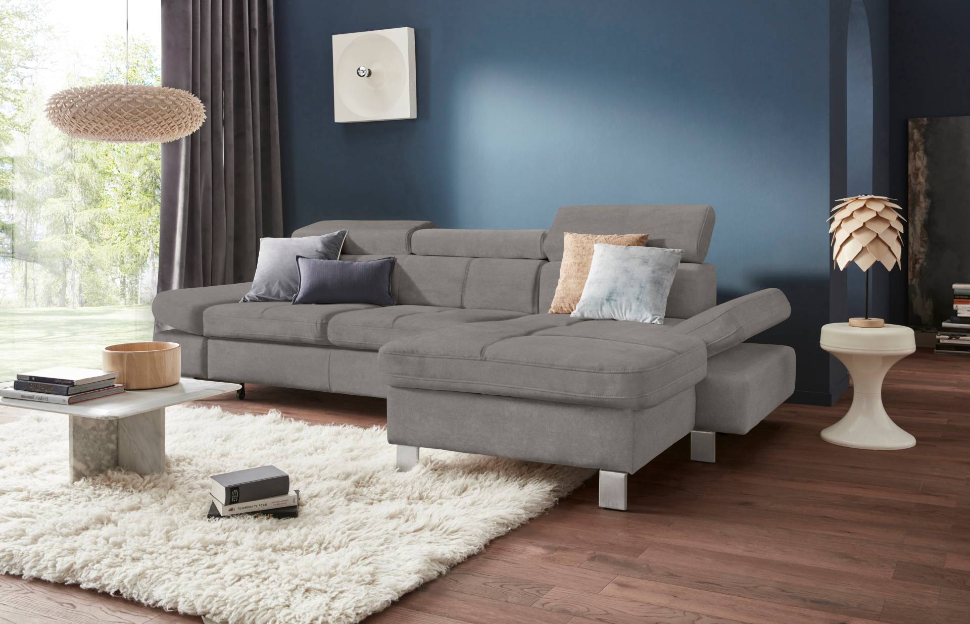 exxpo - sofa fashion Ecksofa »Fiji, hochwertige Detailverarbeitung im Sitz und Rücken, L-Form«, bequem durch Kopf- und Armteilverstellung, wahlweise mit Bettfunktion exxpo - sofa fashion Ecksofa »Fiji, hochwertige Detailverarbeitung im Sitz und Rücken, L-Form«, bequem durch Kopf- und Armteilverstellung, wahlweise mit Bettfunktion von exxpo - sofa fashion