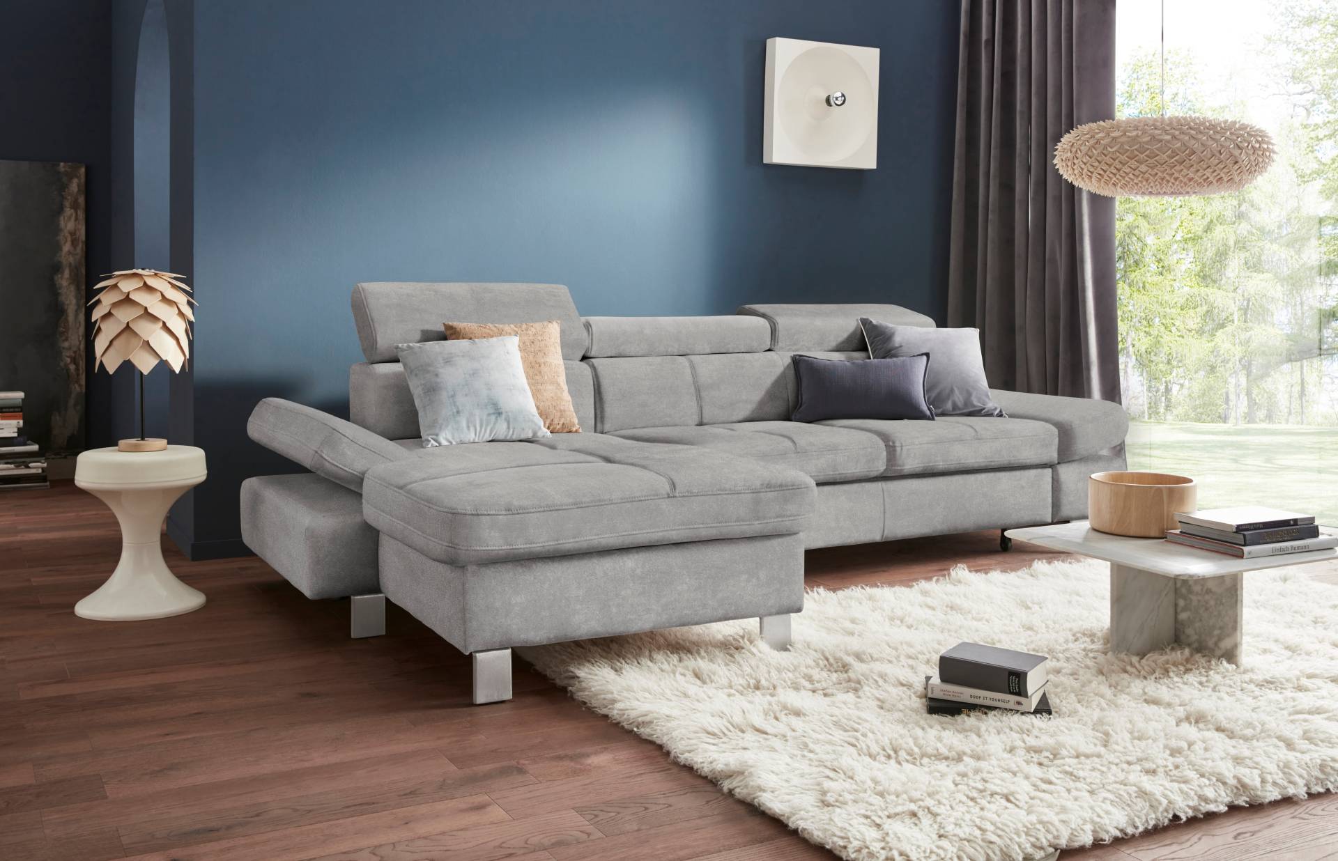 exxpo - sofa fashion Ecksofa »Fiji, hochwertige Detailverarbeitung im Sitz und Rücken, L-Form«, bequem durch Kopf- und Armteilverstellung, wahlweise mit Bettfunktion exxpo - sofa fashion Ecksofa »Fiji, hochwertige Detailverarbeitung im Sitz und Rücken, L-Form«, bequem durch Kopf- und Armteilverstellung, wahlweise mit Bettfunktion von exxpo - sofa fashion