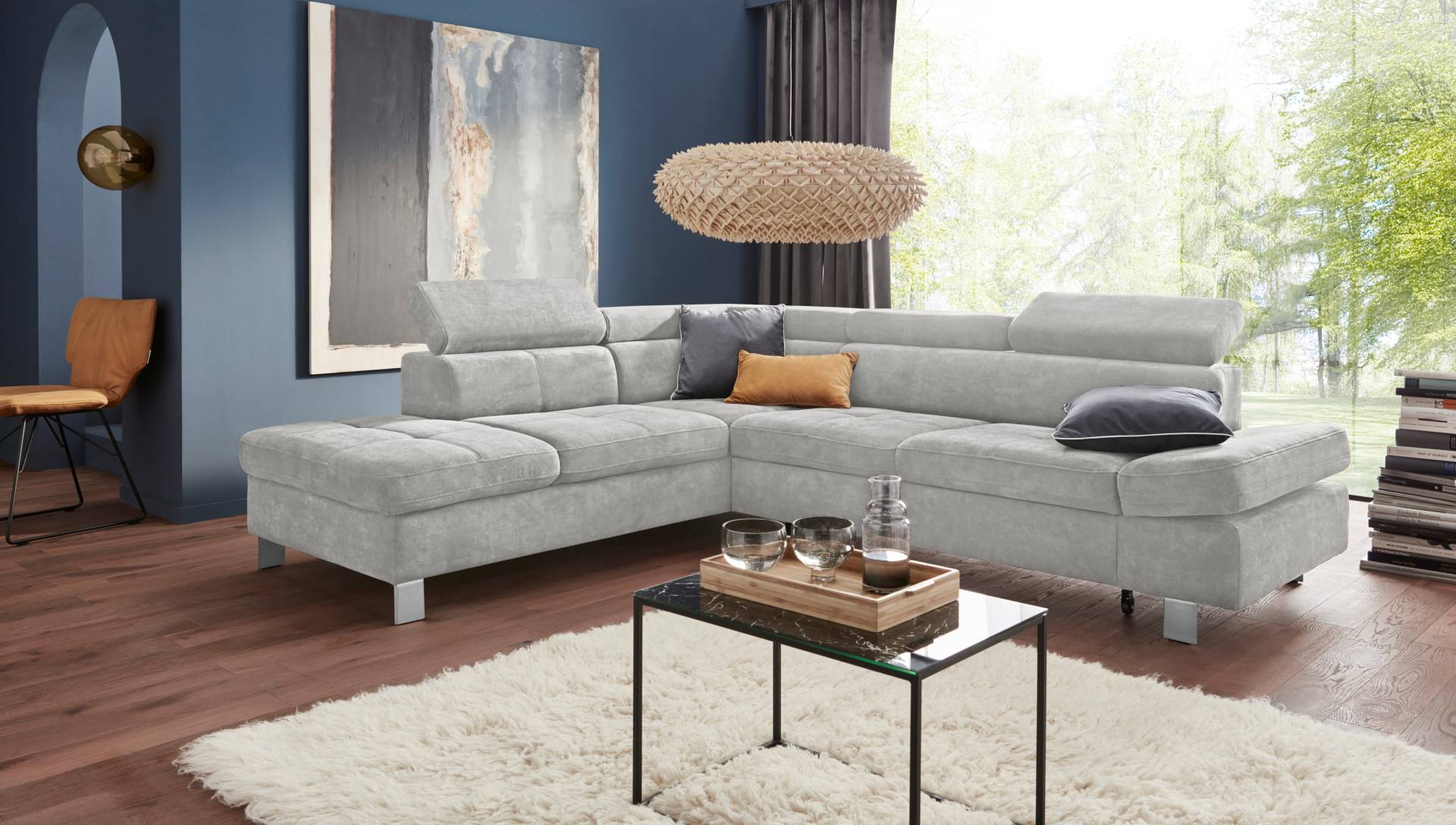 exxpo - sofa fashion Ecksofa »Fiji, L-Form«, mit Kopf- bzw. Rückenverstellung, wahlweise mit Bettfunktion exxpo - sofa fashion Ecksofa »Fiji, L-Form«, mit Kopf- bzw. Rückenverstellung, wahlweise mit Bettfunktion von exxpo - sofa fashion