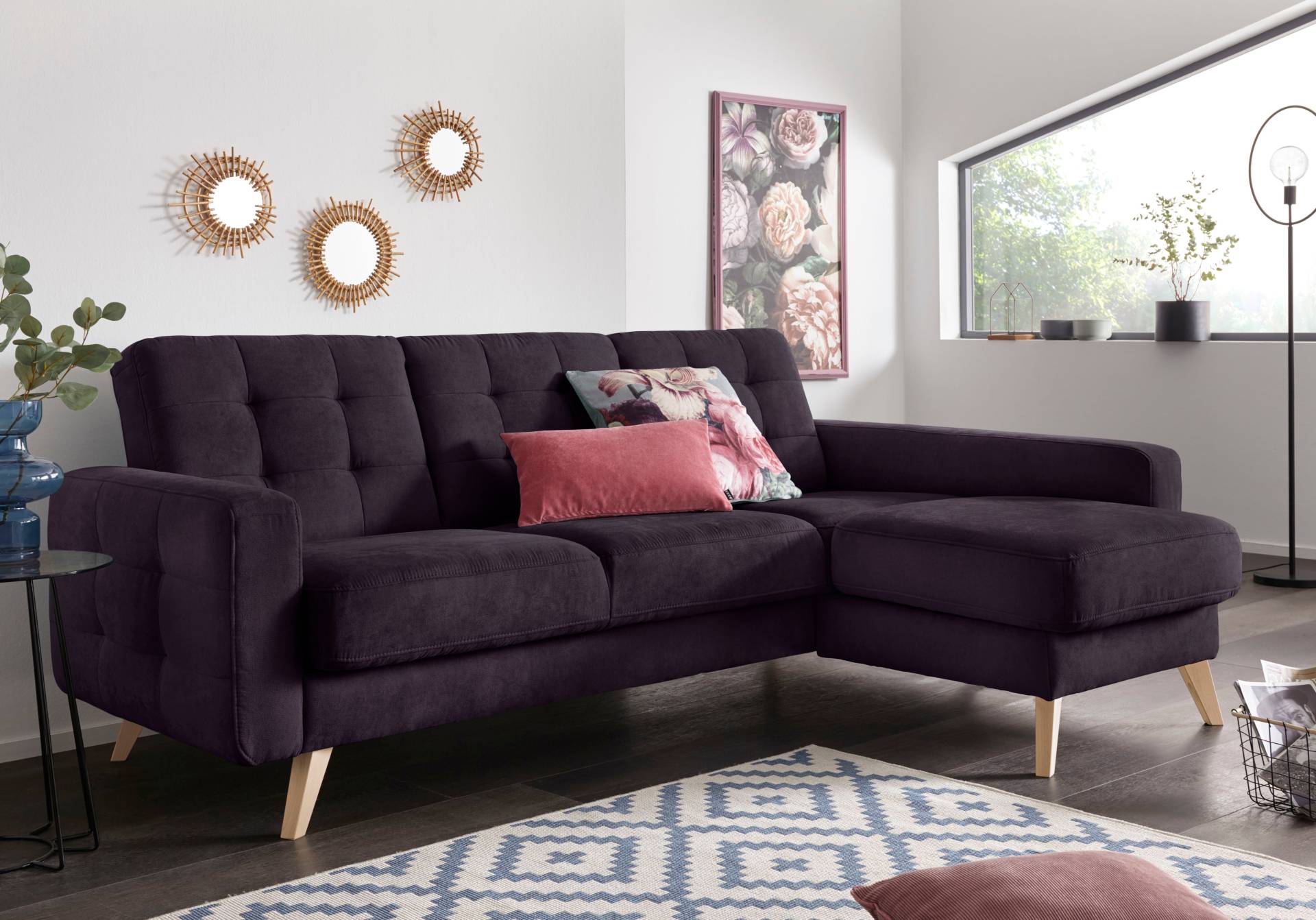 exxpo - sofa fashion Ecksofa »Nappa, kompakt und komfortabel, bequem, zeitloses Design, L-Form«, tolle Detailverarbeitung, inkl. Bettfunktion und Bettkasten exxpo - sofa fashion Ecksofa »Nappa, kompakt und komfortabel, bequem, zeitloses Design, L-Form«, tolle Detailverarbeitung, inkl. Bettfunktion und Bettkasten von exxpo - sofa fashion