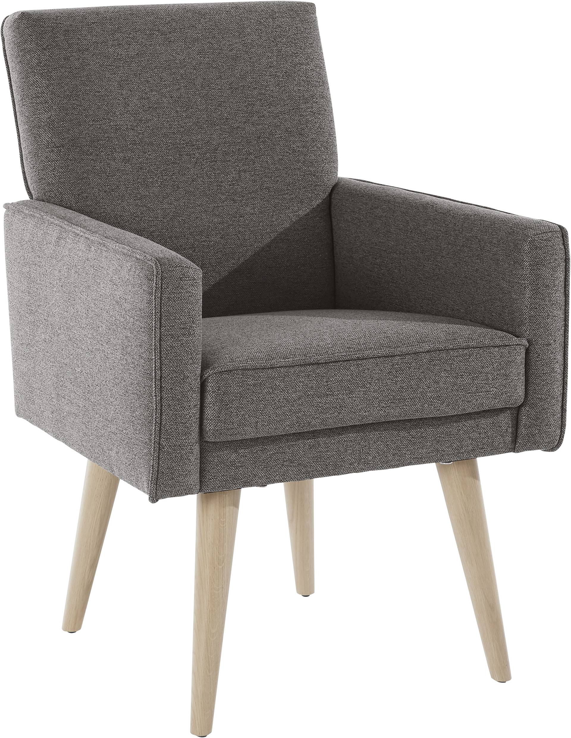 exxpo - sofa fashion Sessel »Lungo, Loungesessel mit moderner Kedernaht, bequem und elegant«, Breite 64 cm, hoher Holzfuss exxpo - sofa fashion Sessel »Lungo, Loungesessel mit moderner Kedernaht, bequem und elegant«, Breite 64 cm, hoher Holzfuss von exxpo - sofa fashion