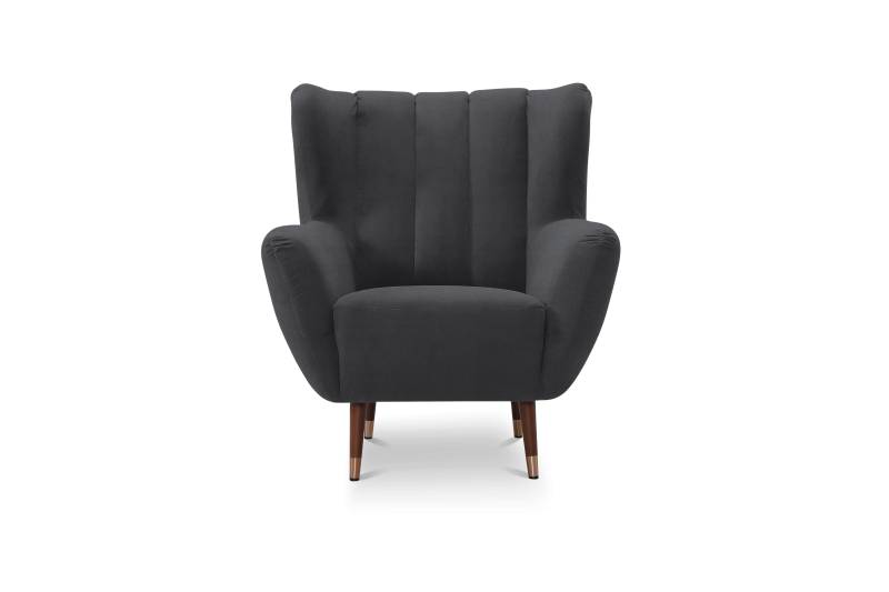 exxpo - sofa fashion Sessel »Polly, Ohrensessel, Loungesessel«, bequem mit hoher Rückenlehne, hohe Füsse, hochwertige Bezüge von exxpo - sofa fashion