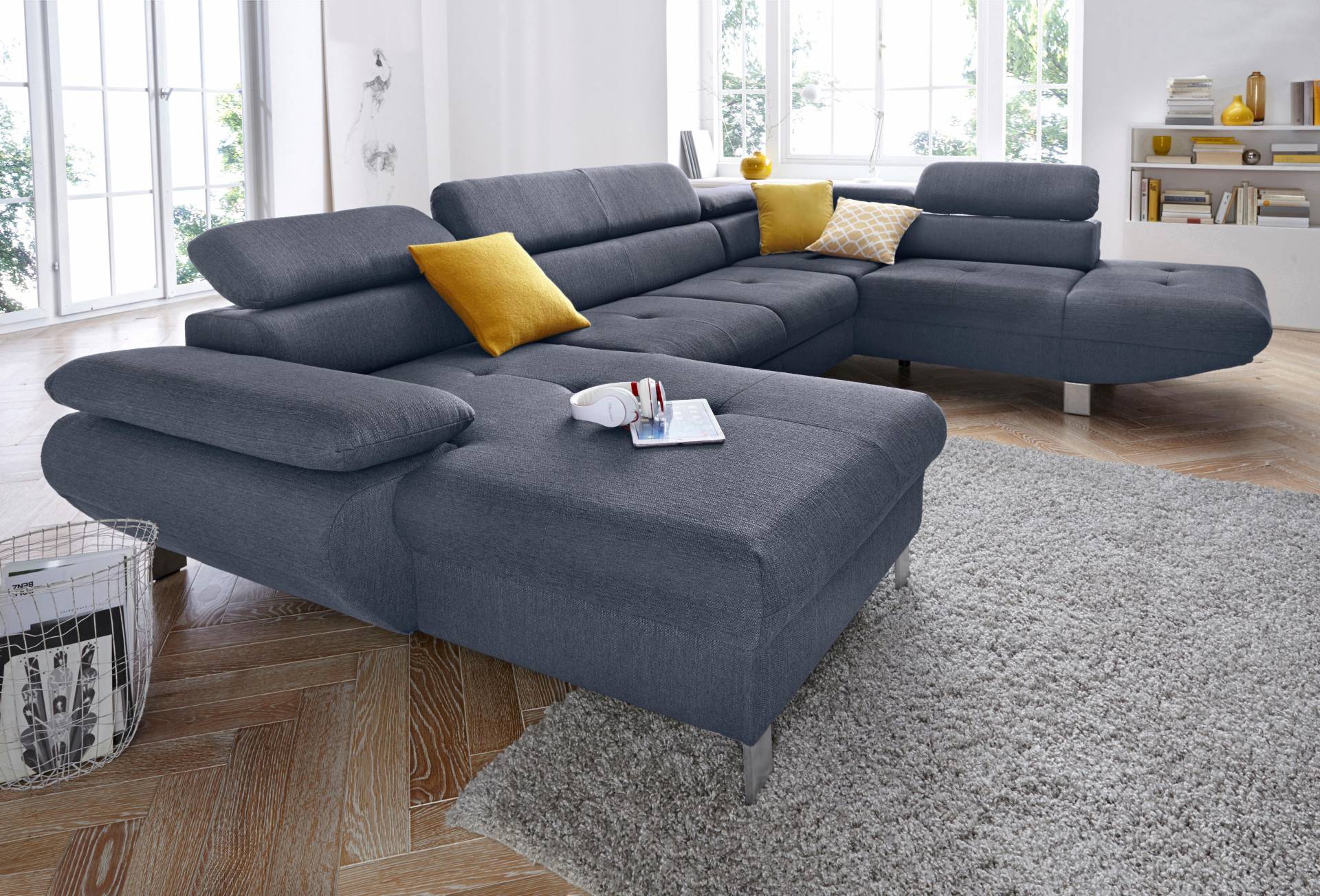 exxpo - sofa fashion Wohnlandschaft »Vinci, U-Form«, wahlweise mit Bettfunktion von exxpo - sofa fashion