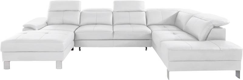 exxpo - sofa fashion Wohnlandschaft »Mantua 2, U-Form«, inkl. Kopf- bzw. Rückenverstellung, wahlweise mit Bettfunktion von exxpo - sofa fashion