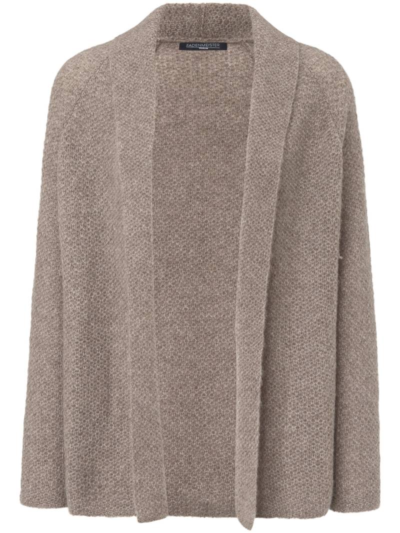 Strickjacke aus Kaschmir und Seide Fadenmeister Berlin braun Größe: 48 von fadenmeister berlin