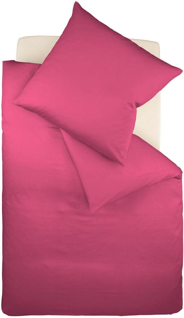 fleuresse Bettwäsche »Colours in 135x200, 155x220 oder 200x200 cm«, Bettwäsche aus 100% Baumwolle, uni, mit Reissverschluss von fleuresse
