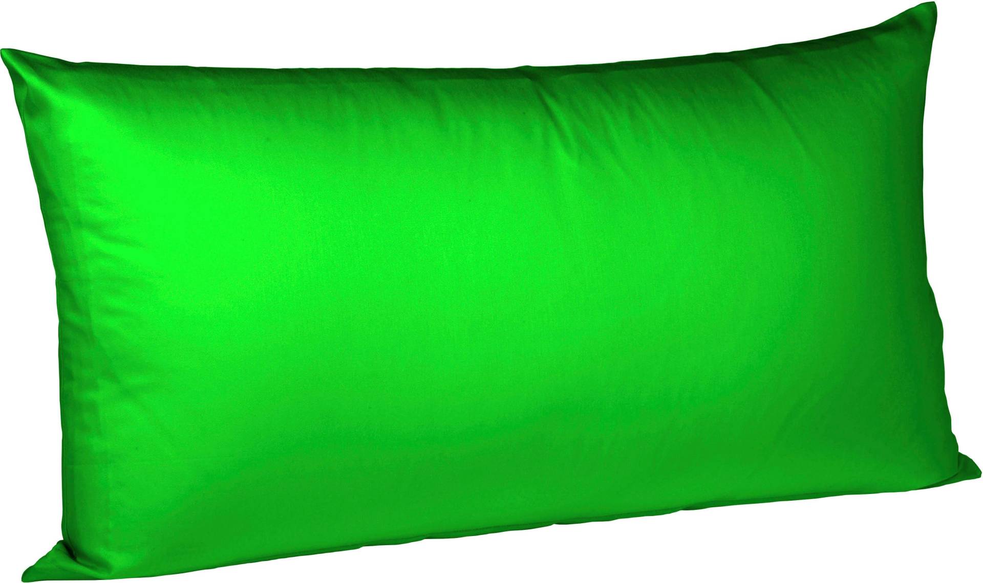 fleuresse Kissenbezug »Colours Mako Satin, 100% Baumwolle, mit Reissverschluss«, (2 St.), Mako Satin, glänzend, glatt, Premium Qualität von fleuresse