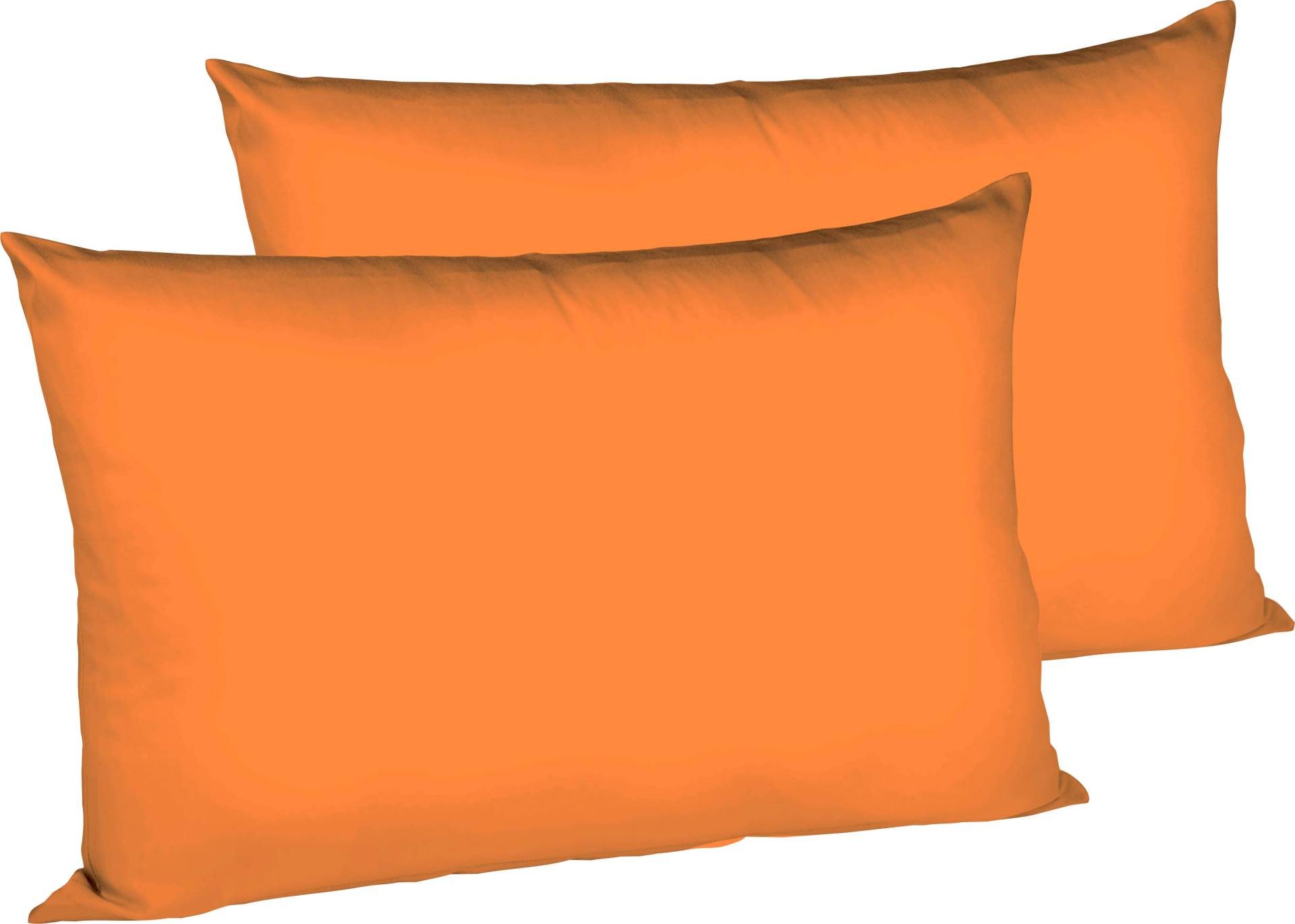 fleuresse Kissenbezug »Colours Mako Satin, 100% Baumwolle, mit Reissverschluss«, (2 St.), Mako Satin, glänzend, glatt, Premium Qualität von fleuresse