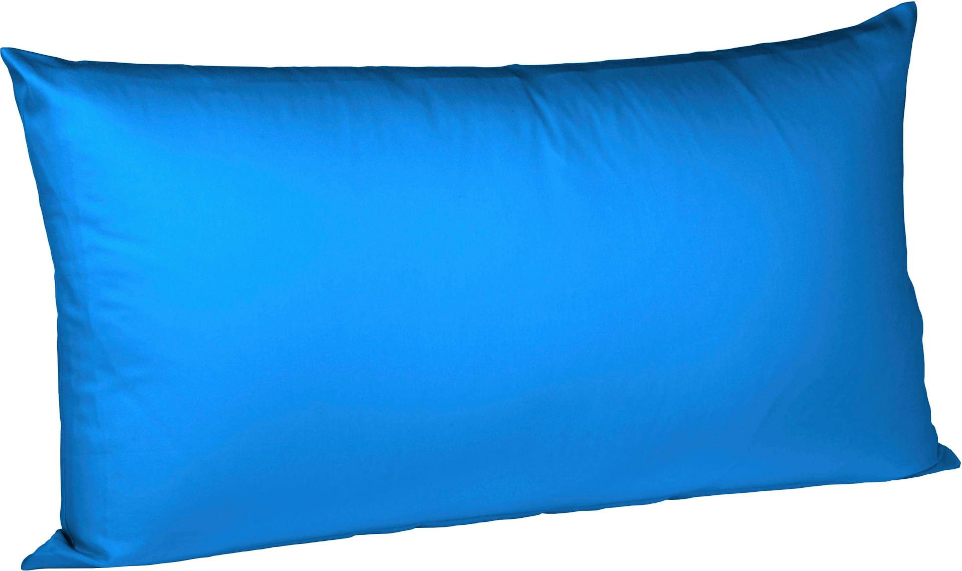 fleuresse Kissenbezug »Colours Mako Satin, 100% Baumwolle, mit Reissverschluss«, (2 St.), Mako Satin, glänzend, glatt, Premium Qualität von fleuresse