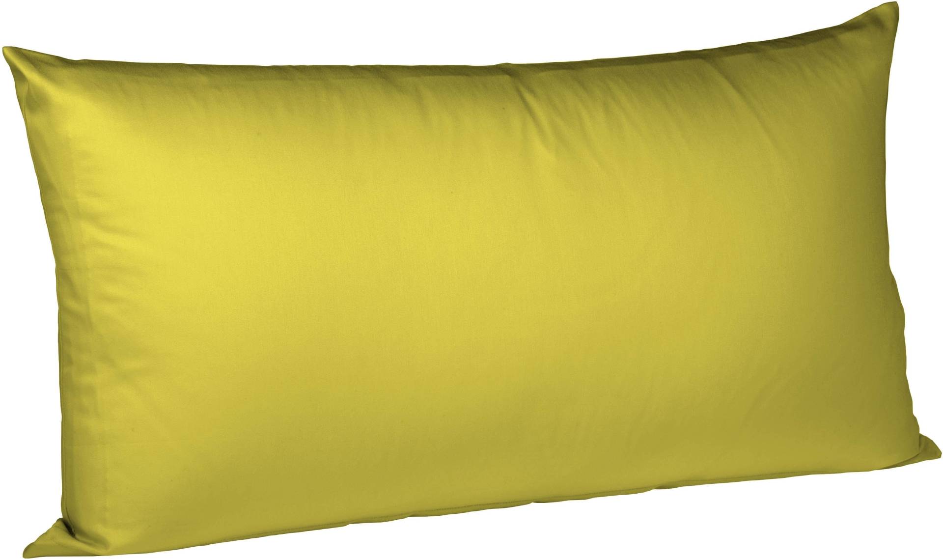 fleuresse Kissenbezug »Colours Mako Satin, 100% Baumwolle, mit Reissverschluss«, (2 St.), Mako Satin, glänzend, glatt, Premium Qualität von fleuresse