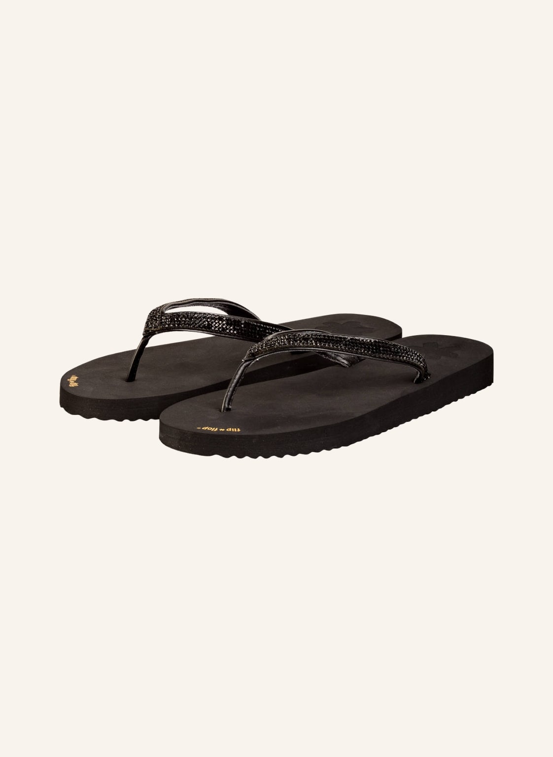 Flip*Flop Zehentrenner Flip Glam schwarz von flip*flop