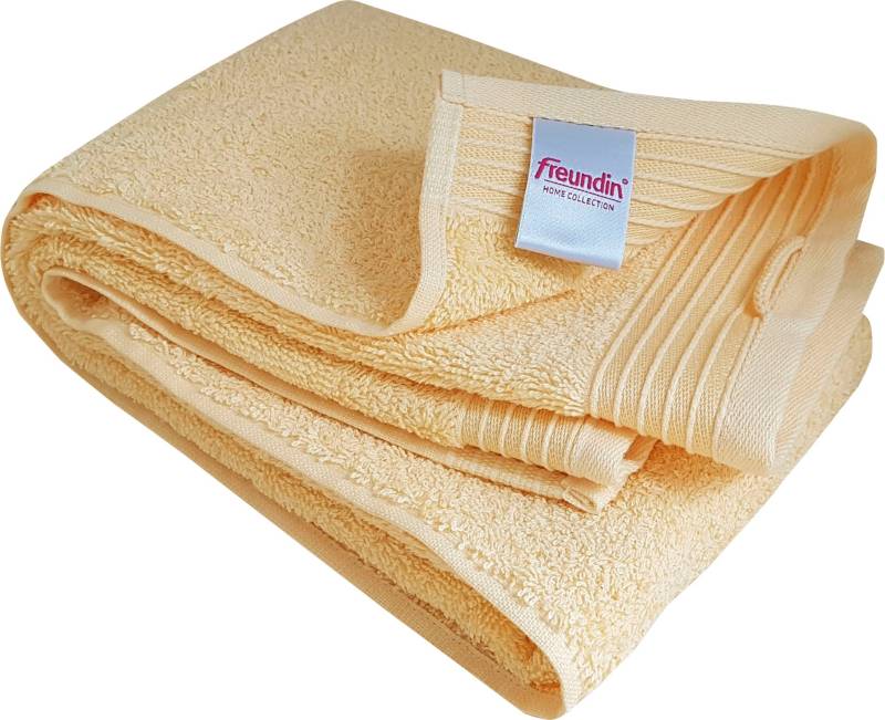 freundin Home Collection Badetuch »Freundin Home Badetuch«, (1 St., Strandtuch 100 x 150 cm), mit geflochtener Kordel zum Aufhängen von freundin Home Collection