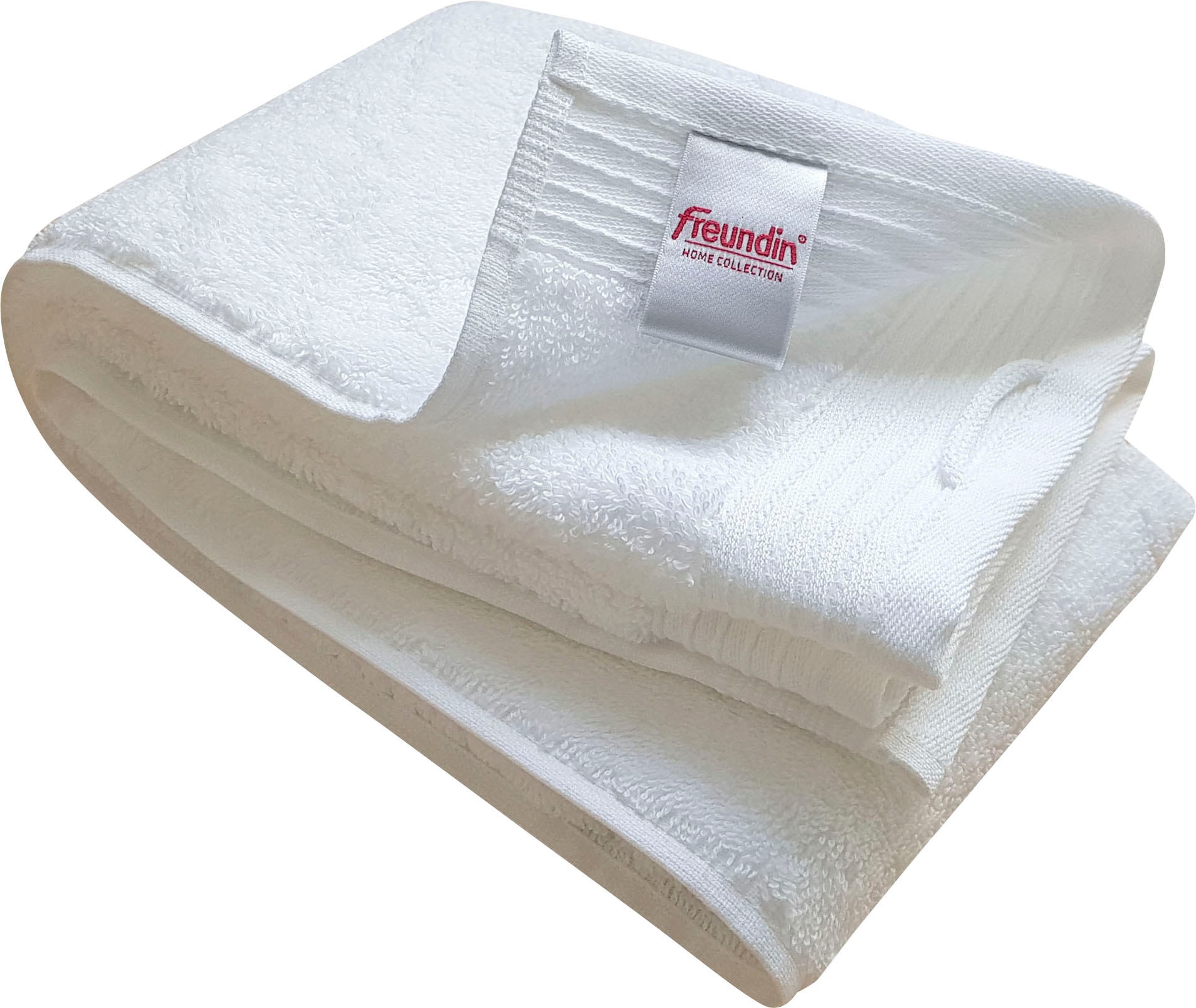 freundin Home Collection Duschtuch »Freundin Home Duschtuch«, (1 St., Badetuch 67 x 140 cm), mit geflochtener Kordel zum Aufhängen von freundin Home Collection