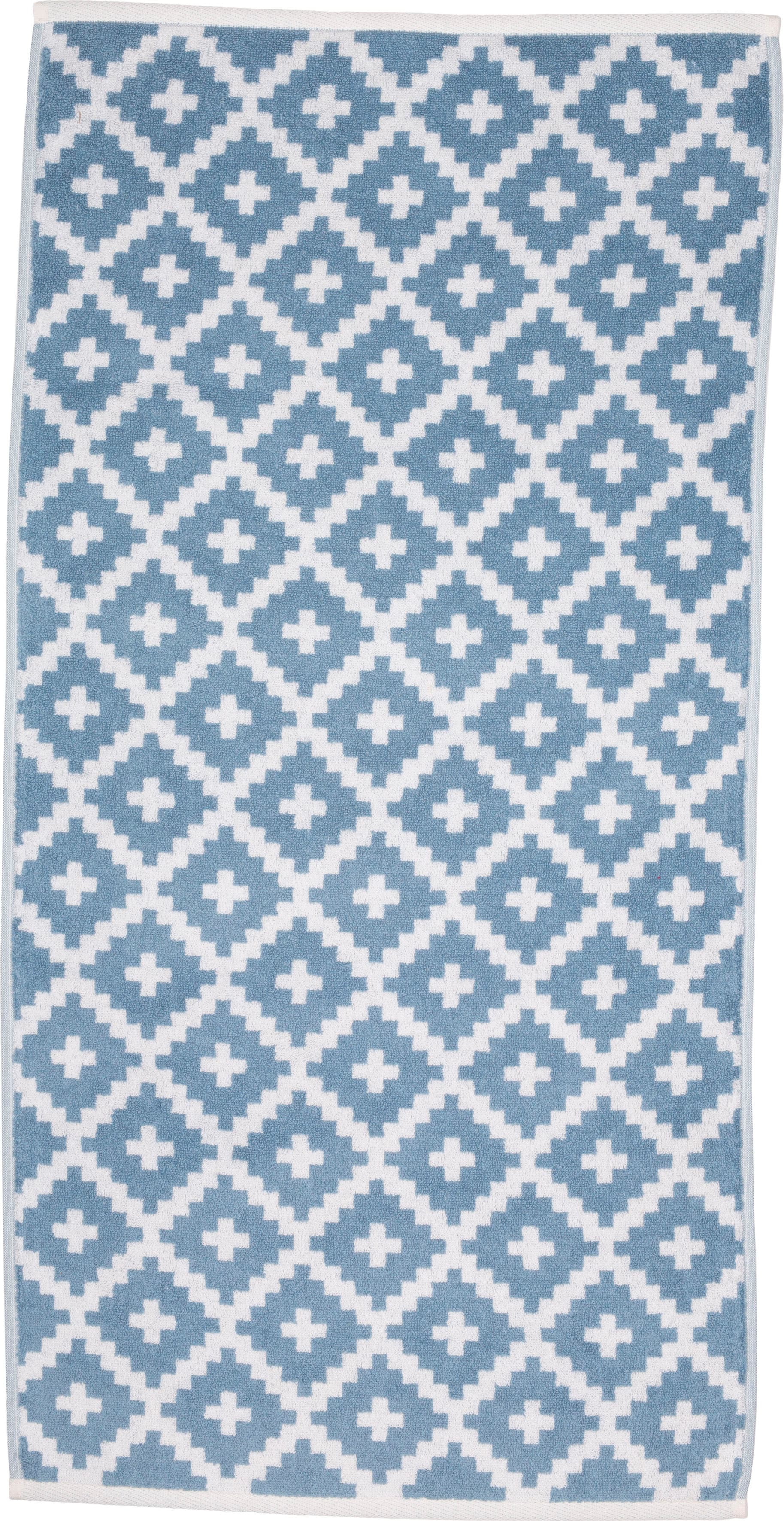 freundin Home Collection Handtücher »Freundin Rauten Graphics«, (2 St., 2er Set Handtücher 50 x 100 cm), mit skandinavischem Design von freundin Home Collection