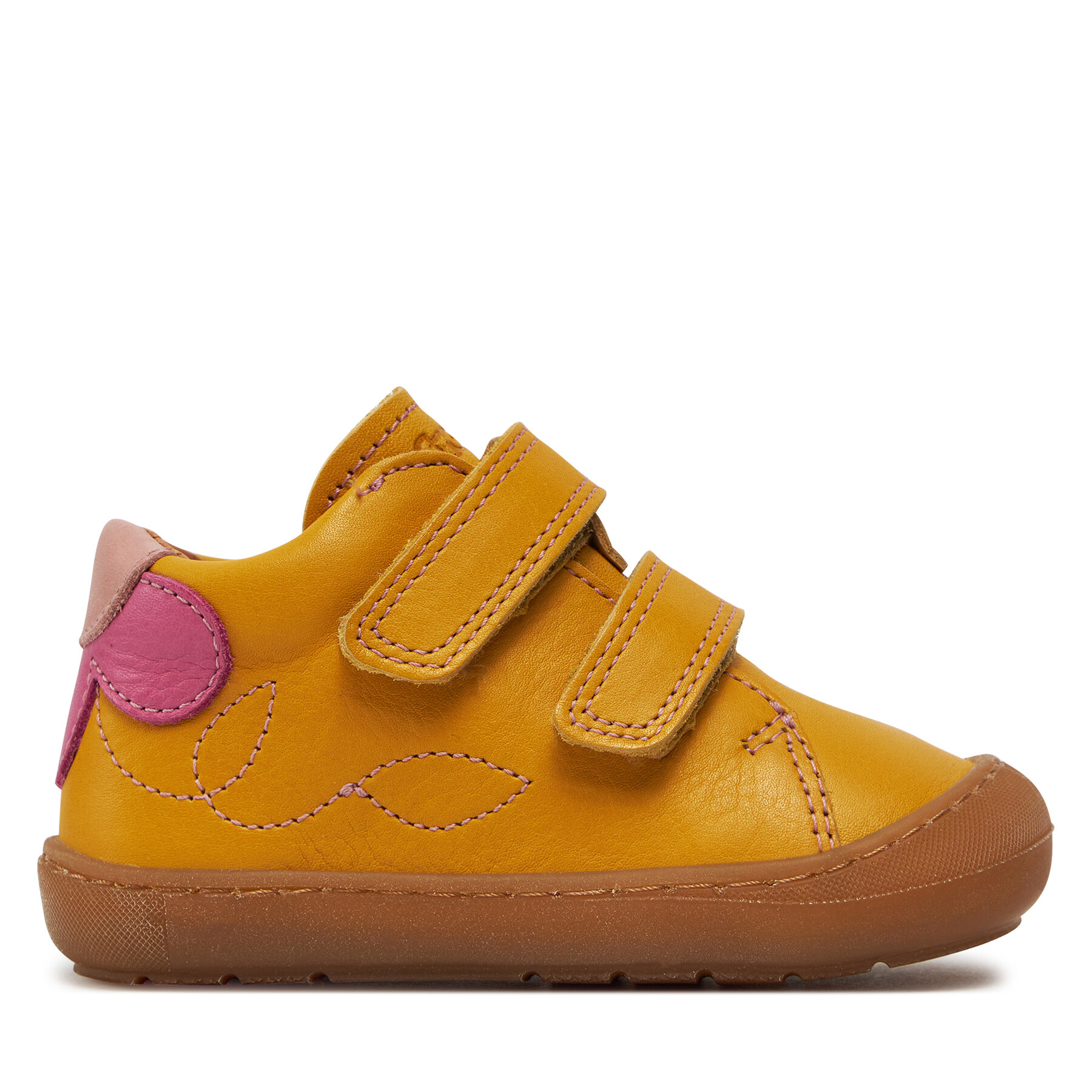 Halbschuhe Froddo Ollie Flower G2130310-7 M Dark Yellow 7 von froddo