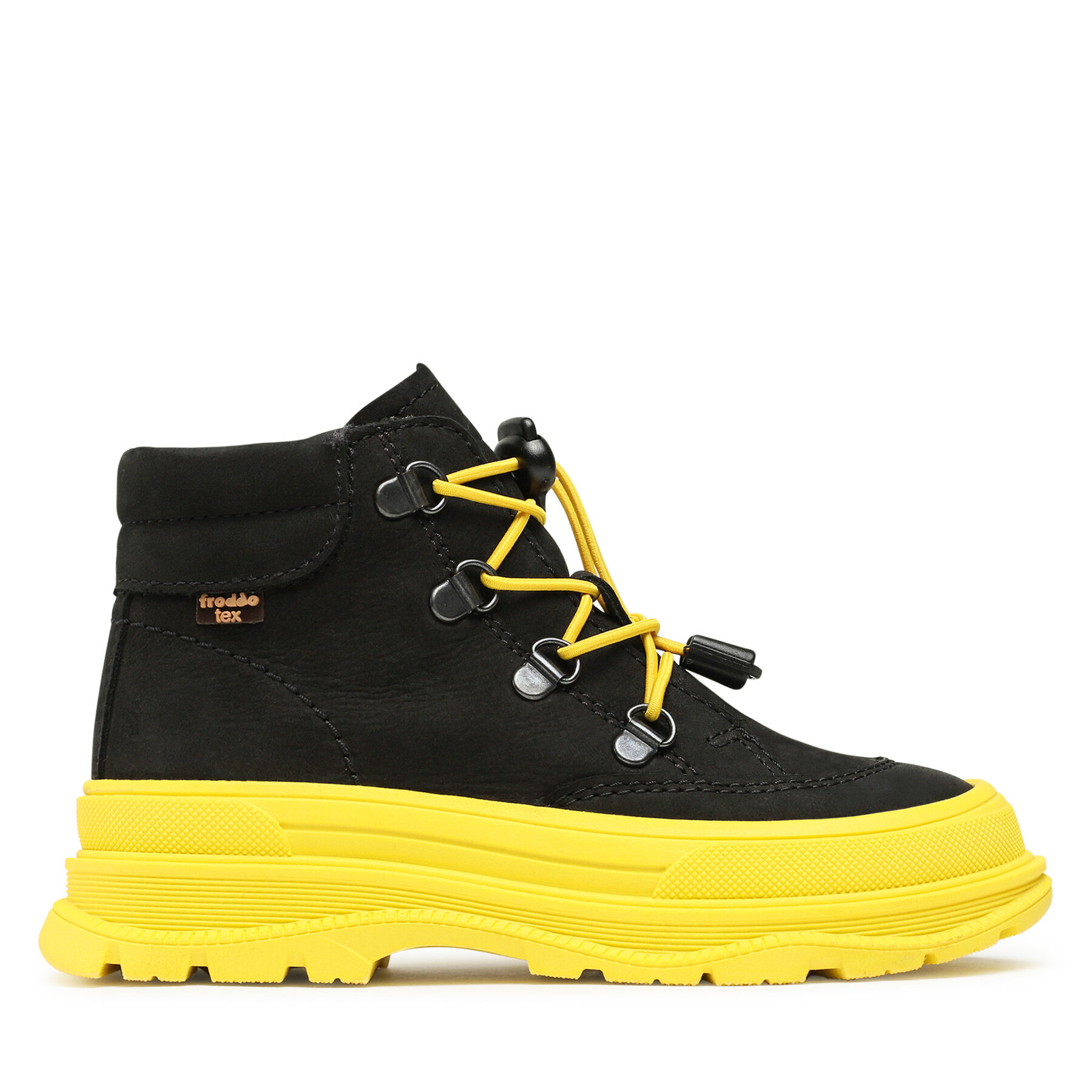 Schnürschuhe Froddo Leon Wool Tex G3110242 M Black/Yellow 0 von froddo