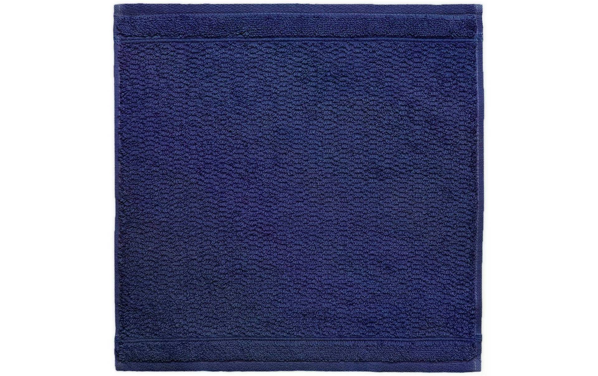 frottana Waschlappen »Pearl 30 x 30 cm, Dunkelblau«, (1 St.) von frottana