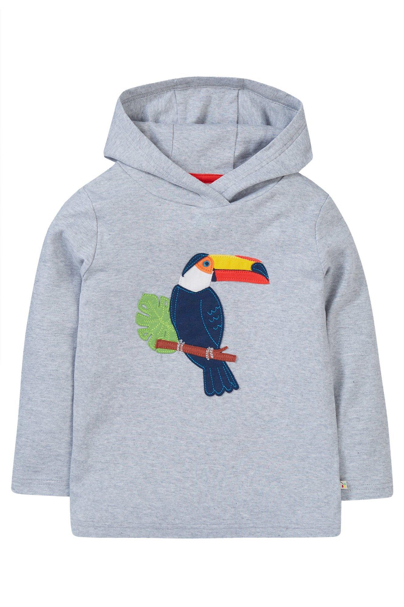 Jungen Hoody Grey Marltoucan Jungen Grau 98/104 von frugi