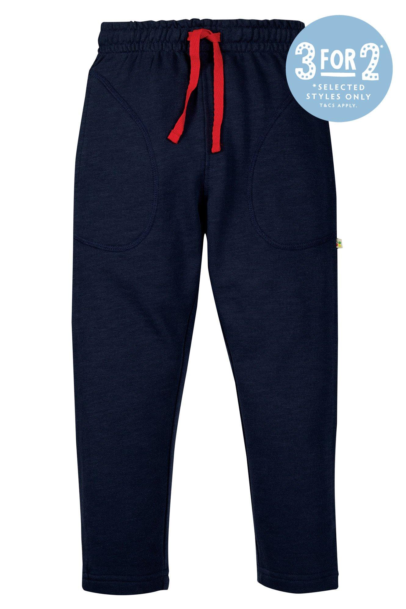 Jungen Jogginghose Jacob Unisex Blau 116/122 von frugi