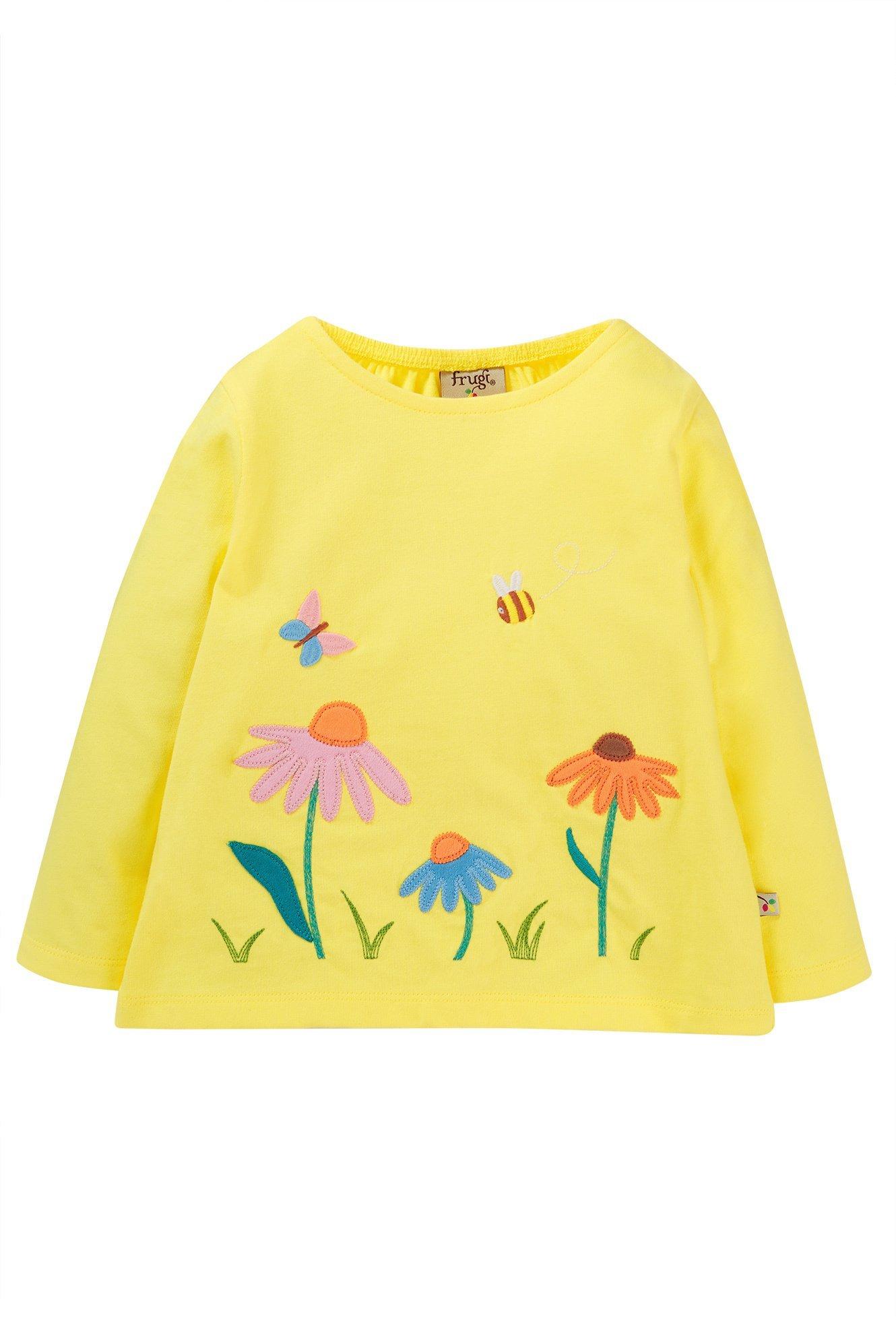 Kleinkinder Shirt Carmen Mädchen Gelb 86/92 von frugi