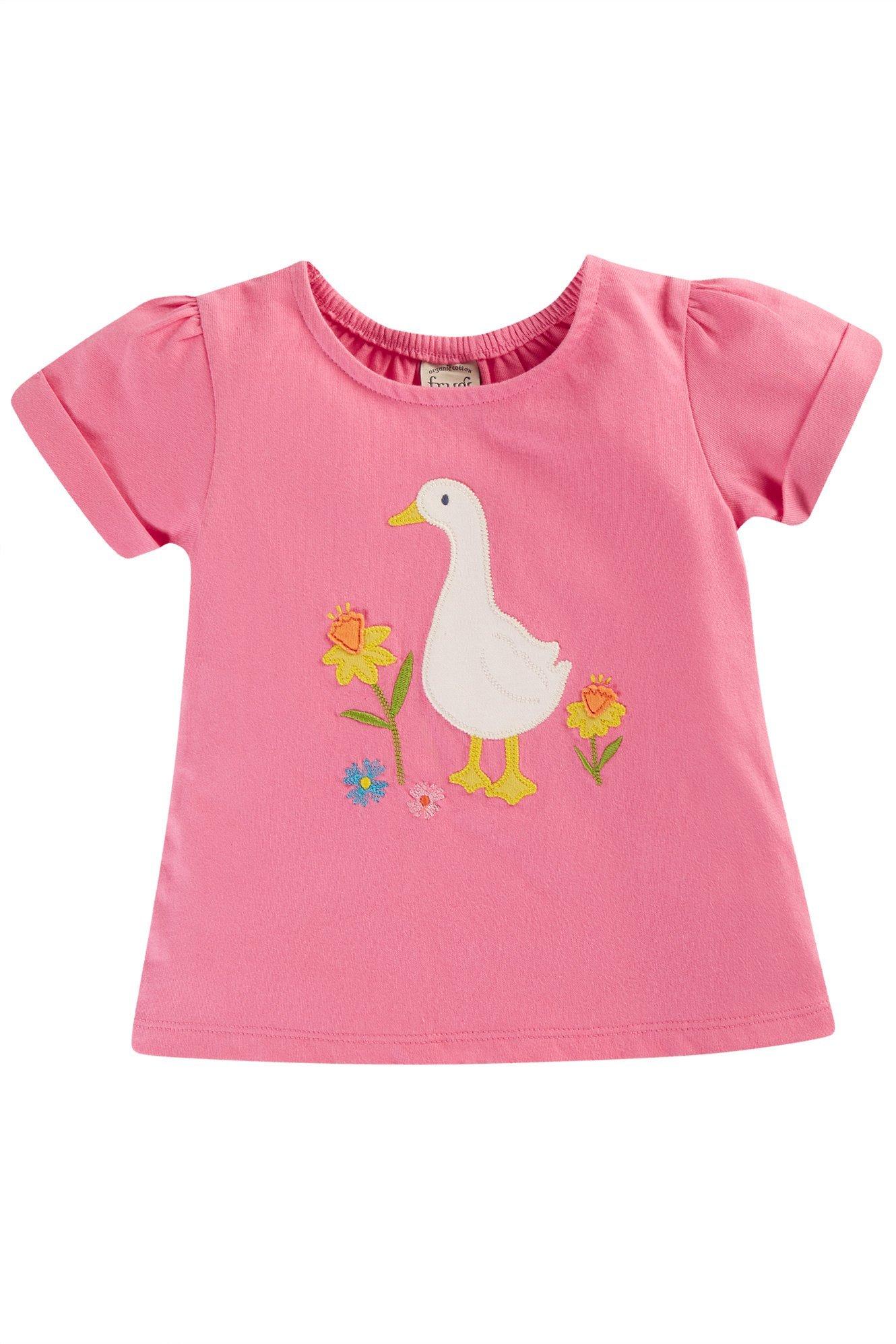 Kleinkinder T-shirt Eva Mädchen Pink 86/92 von frugi