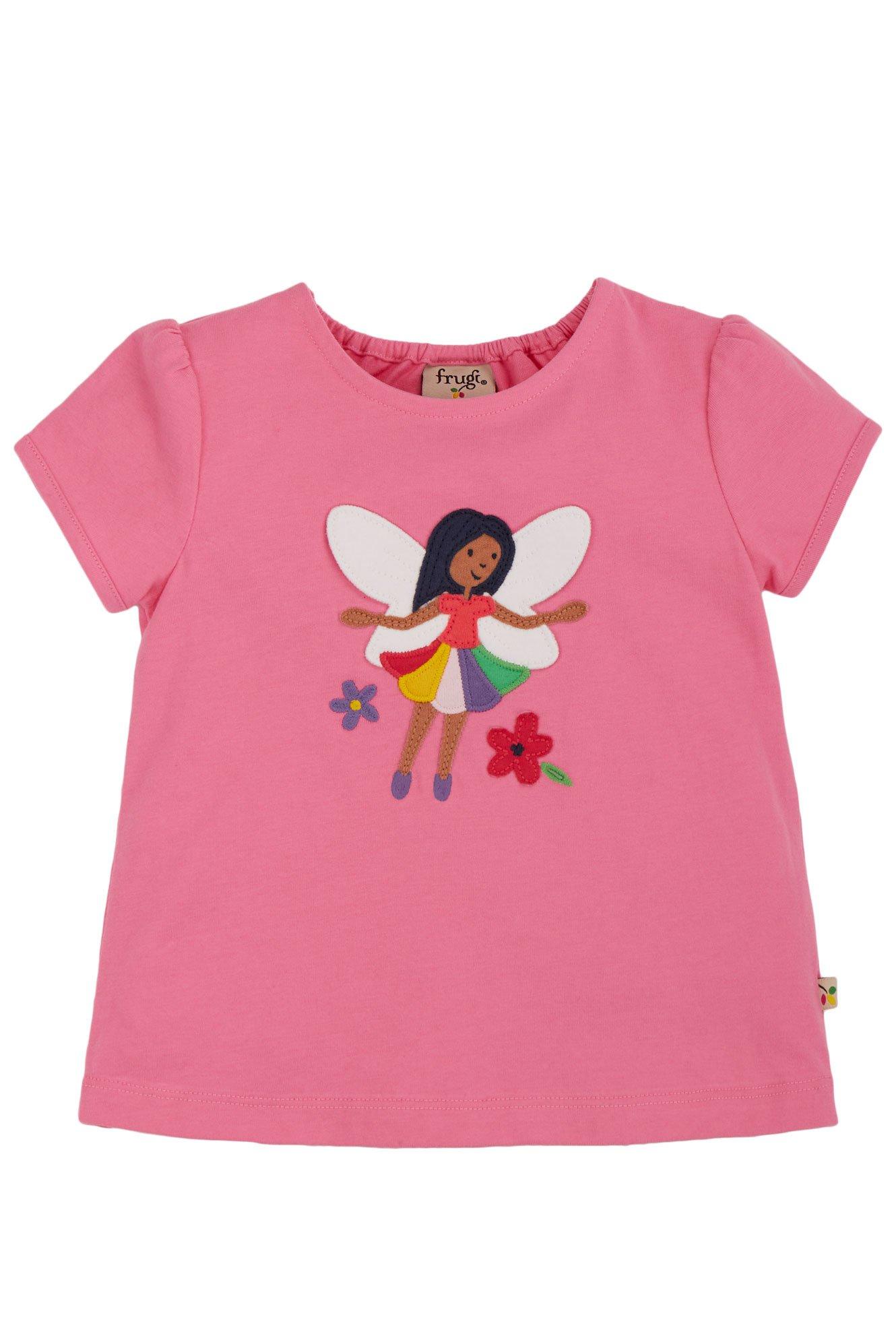 Kleinkinder T-shirt Lia Mädchen Rosa 86/92 von frugi