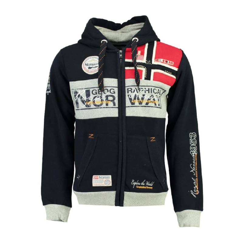 Kapuzensweatjacke Flyer, Reissverschluss von geographical norway