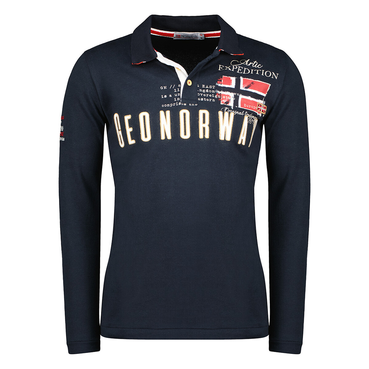 Langärmeliges Poloshirt Kason, Pikee von geographical norway