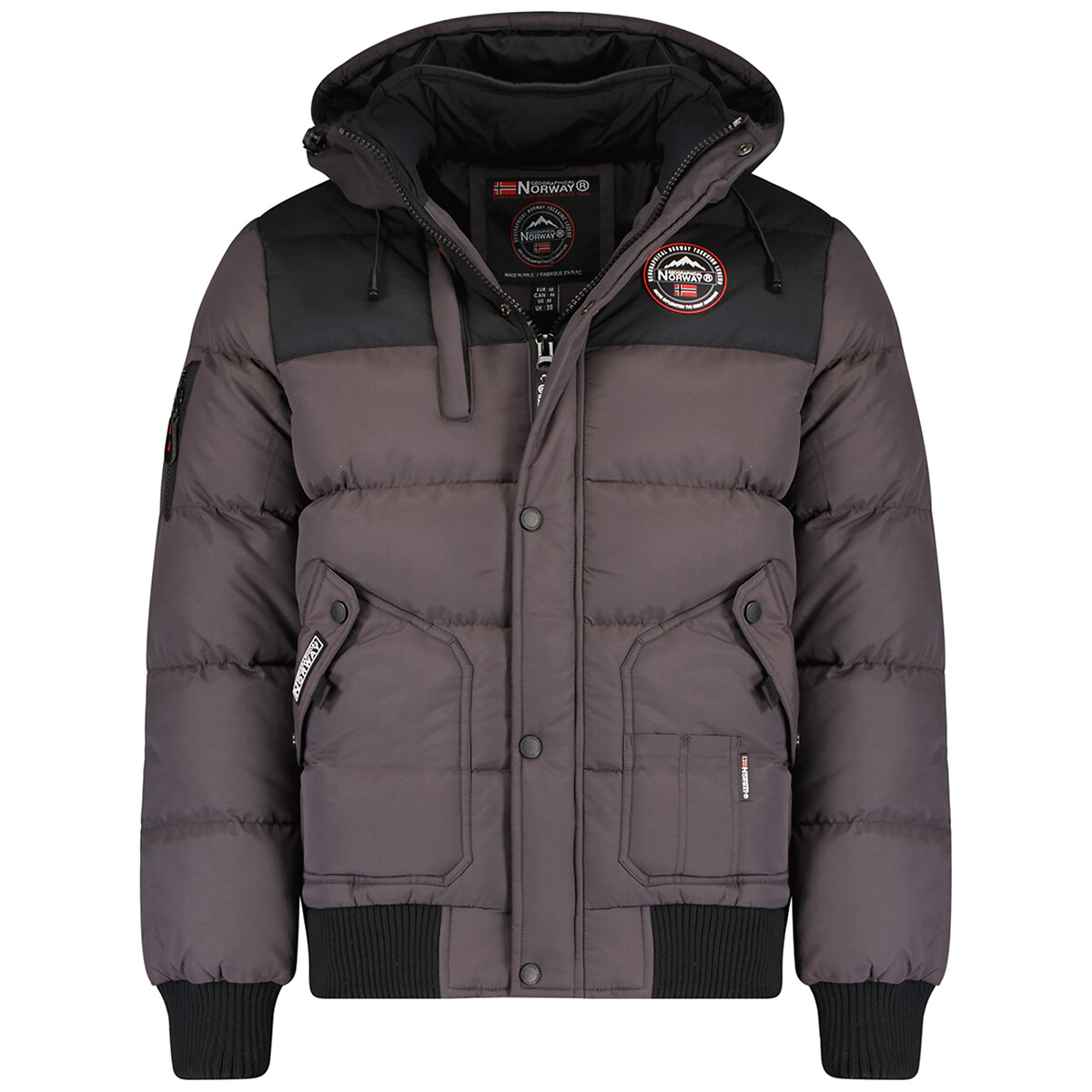 Winterjacke Volva, Reissverschluss und Kapuze von geographical norway