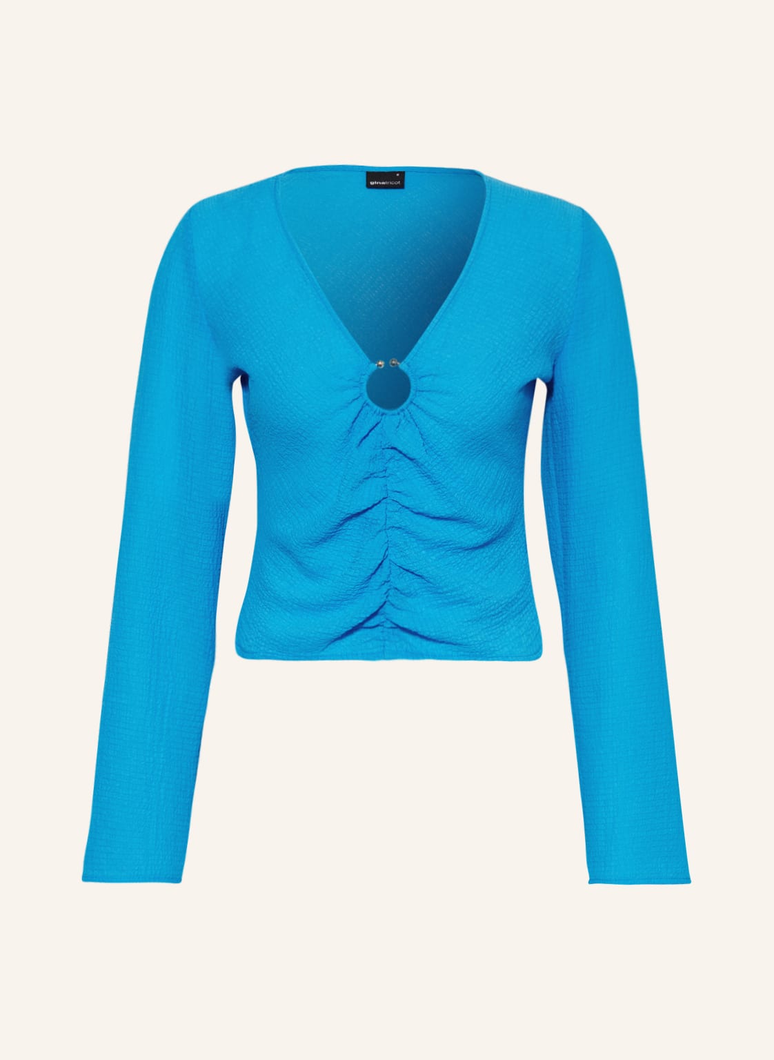 Gina Tricot Blusenshirt Shane blau von gina tricot
