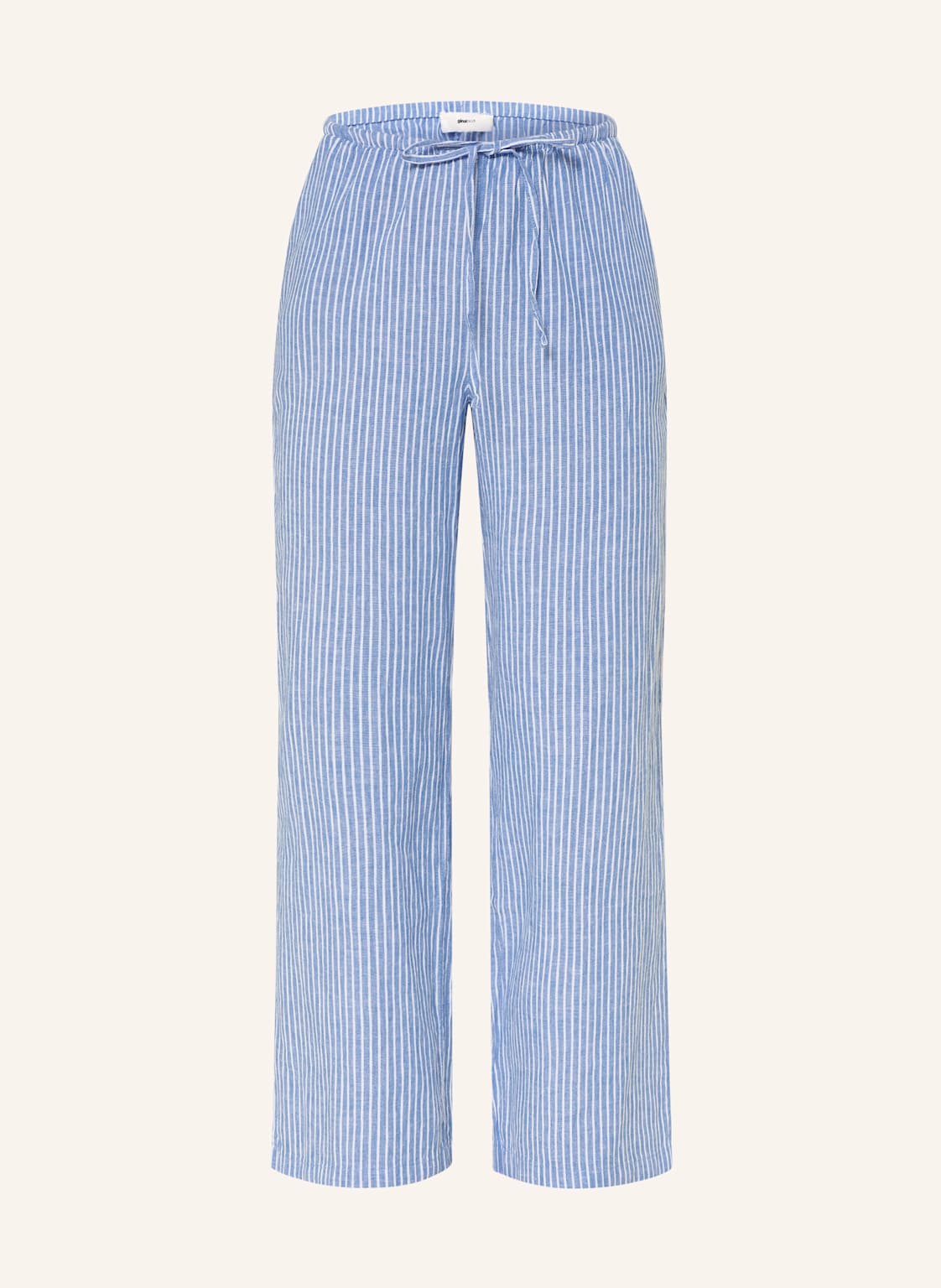 Gina Tricot Hose Mit Leinen blau Gina Tricot Hose Mit Leinen blau von gina tricot