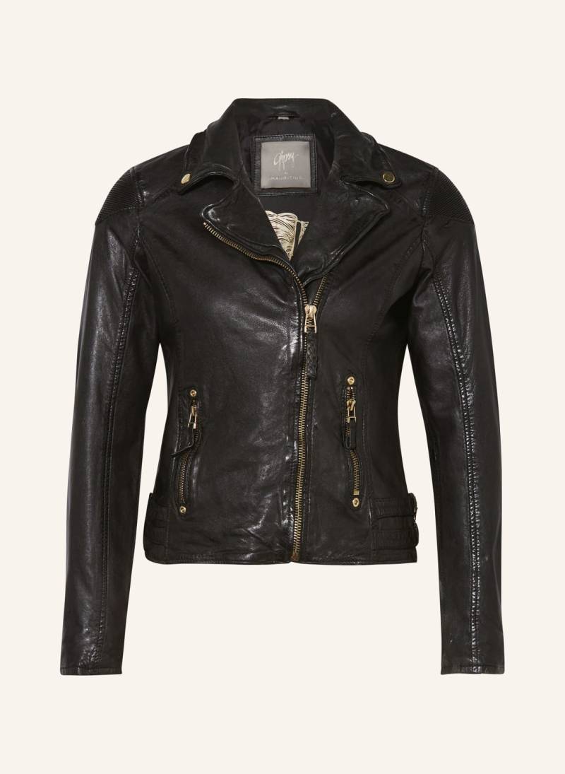 Gipsy Lederjacke Gwcadiz schwarz von gipsy