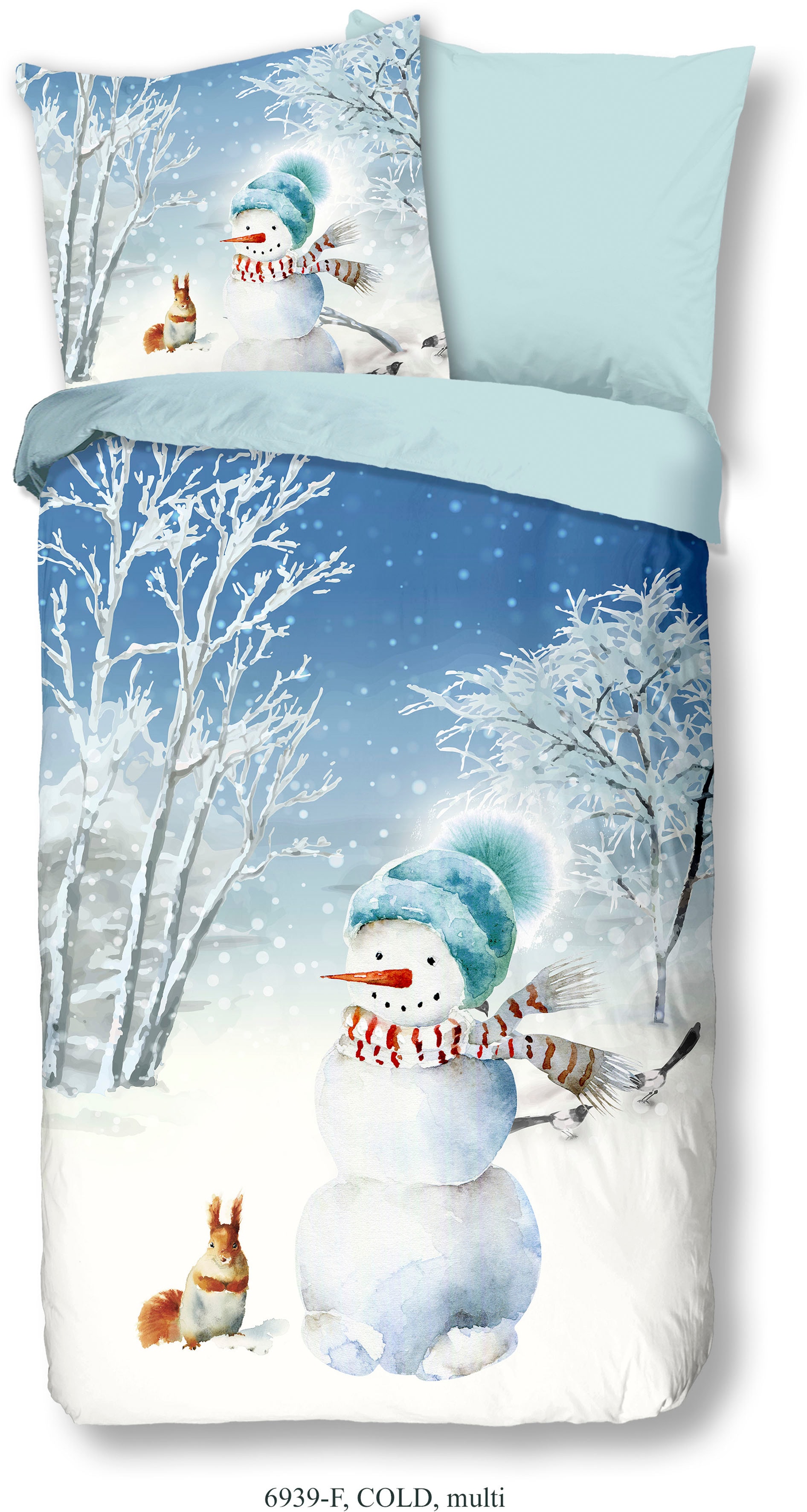 good morning Kinderbettwäsche »Cold Snowman«, (2 tlg.) von good morning