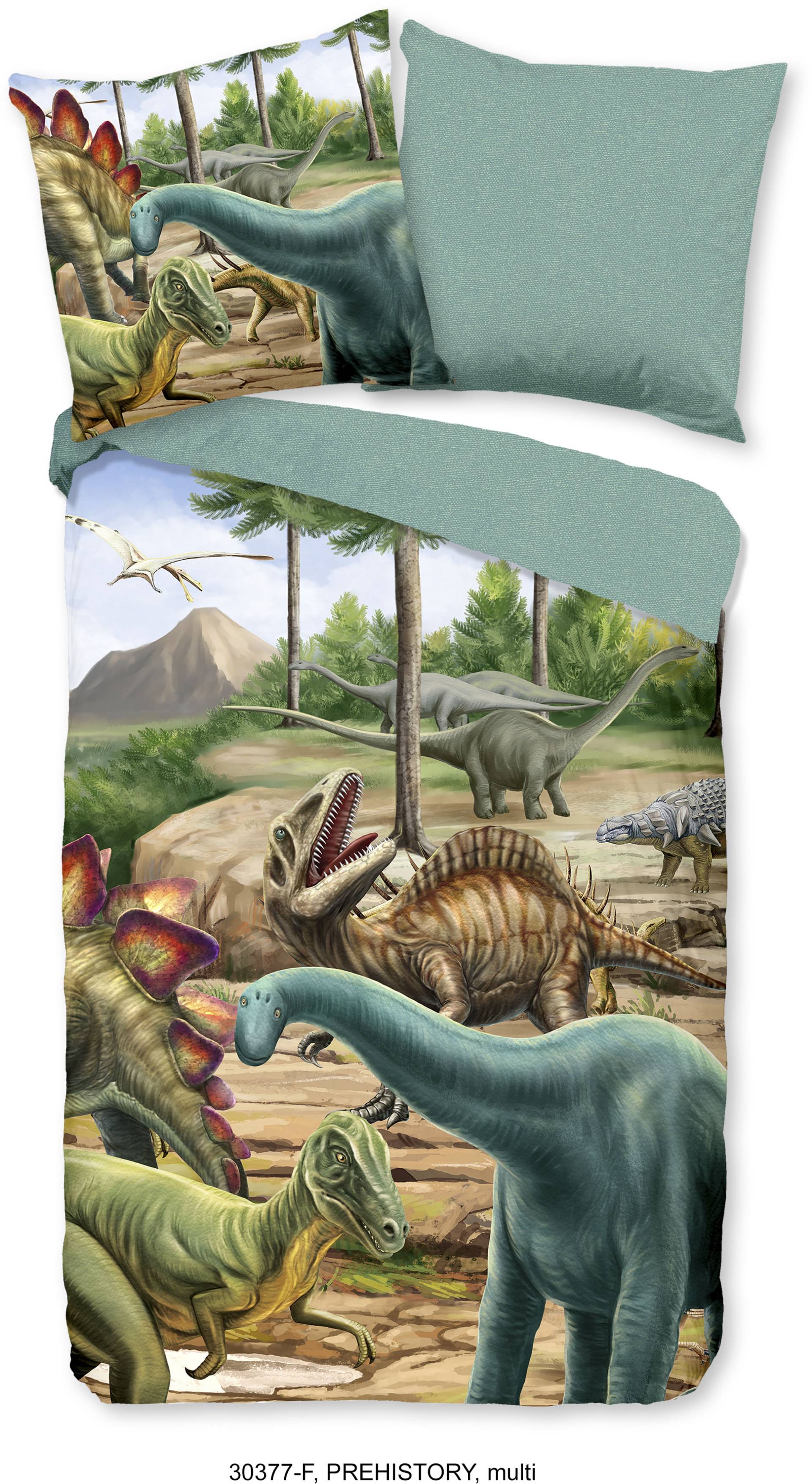 good morning Kinderbettwäsche »Prehistory Dinos«, (2 tlg.) von good morning