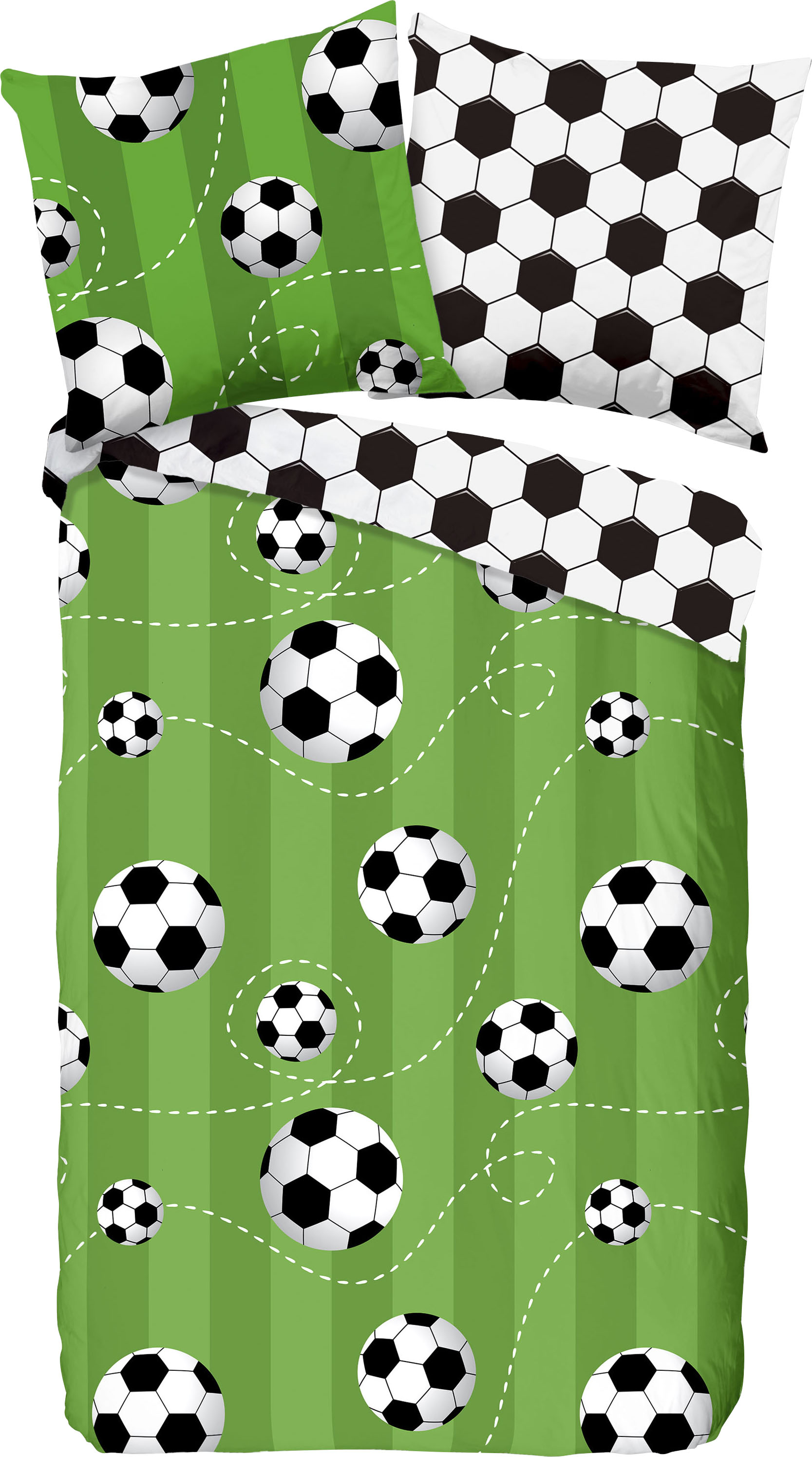 good morning Kinderbettwäsche »Soccer«, (2 tlg.) von good morning