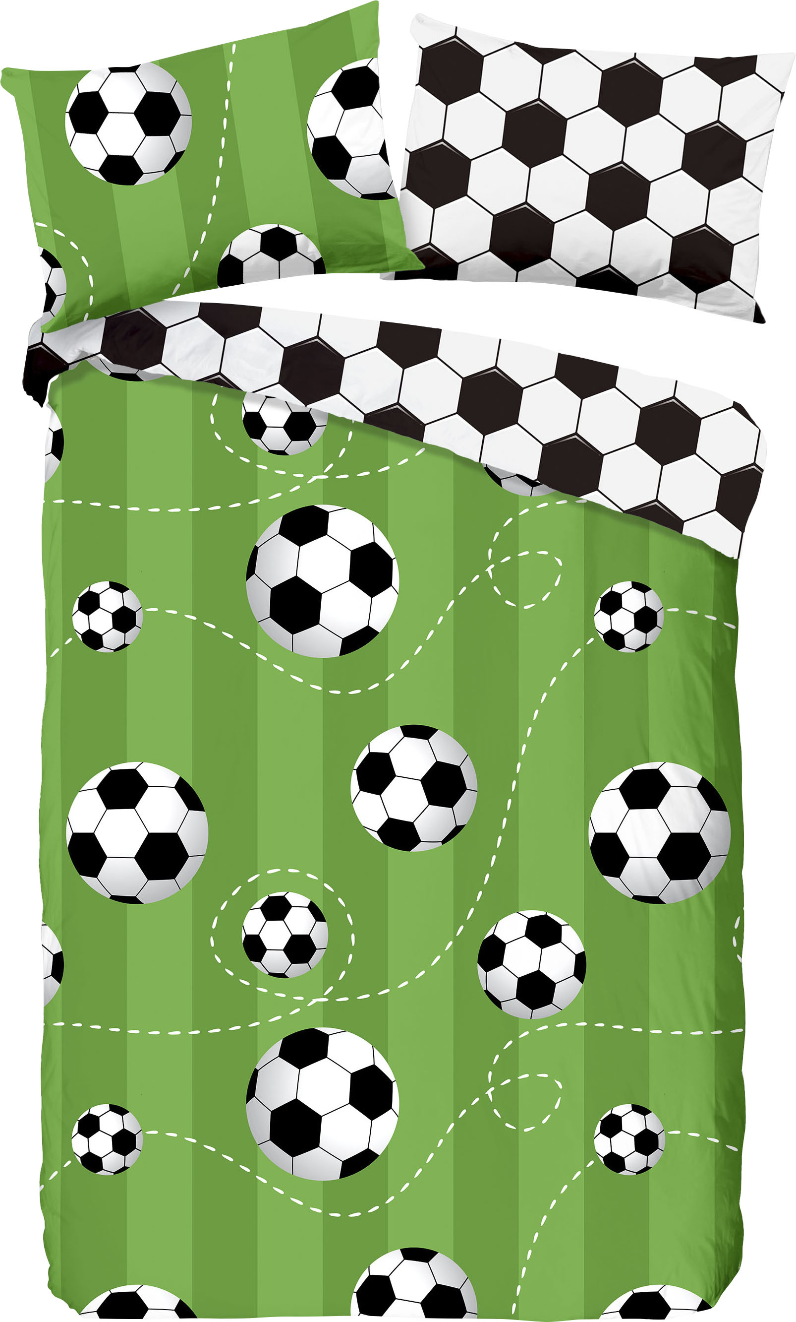 good morning Kinderbettwäsche »Soccer«, (2 tlg.) von good morning