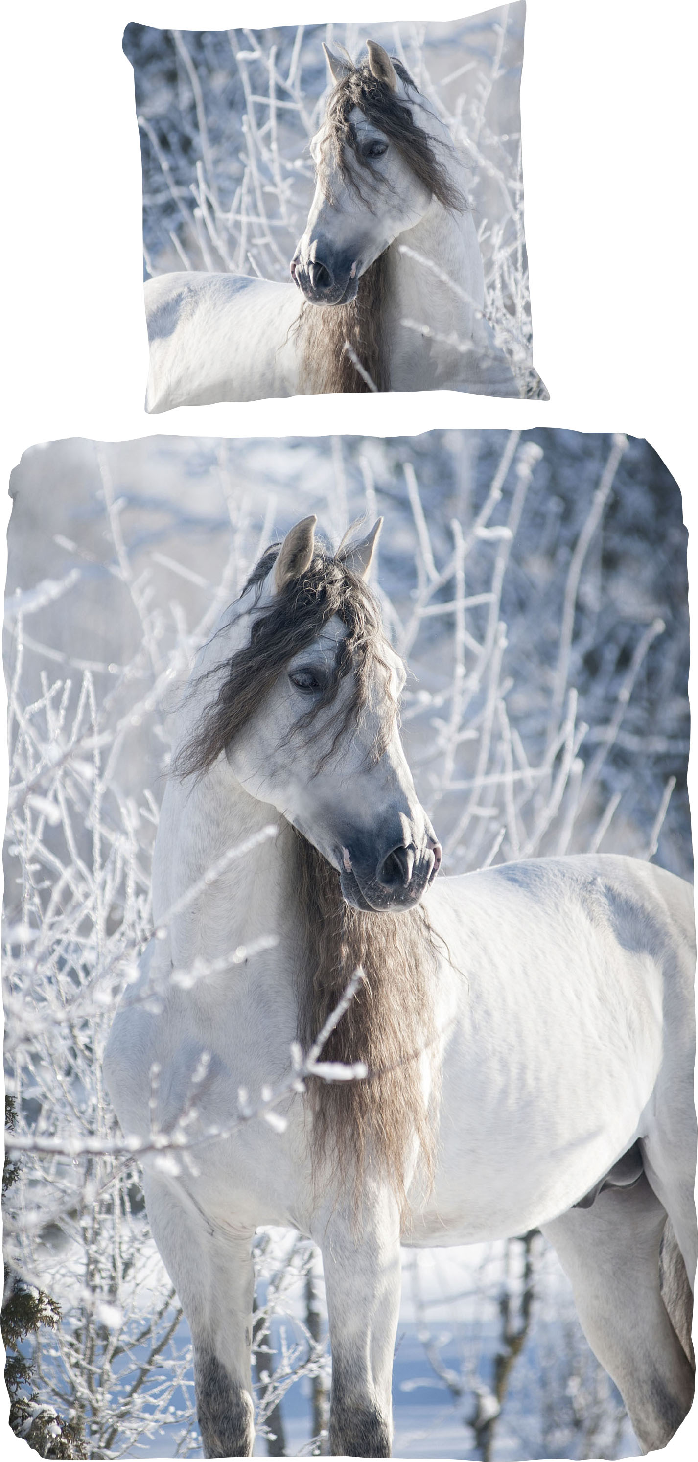 good morning Kinderbettwäsche »White horse«, (2 tlg.) von good morning