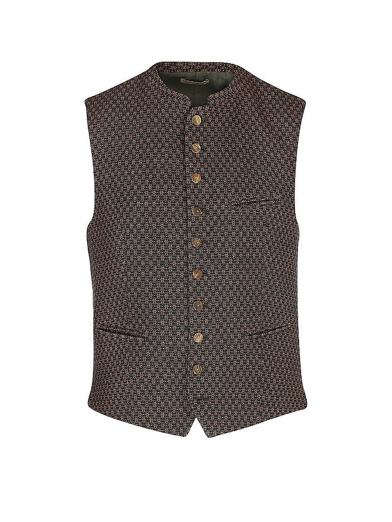 GOTTSEIDANK Trachten Gilet KONSTANTIN dunkelrot | 102 von gottseidank